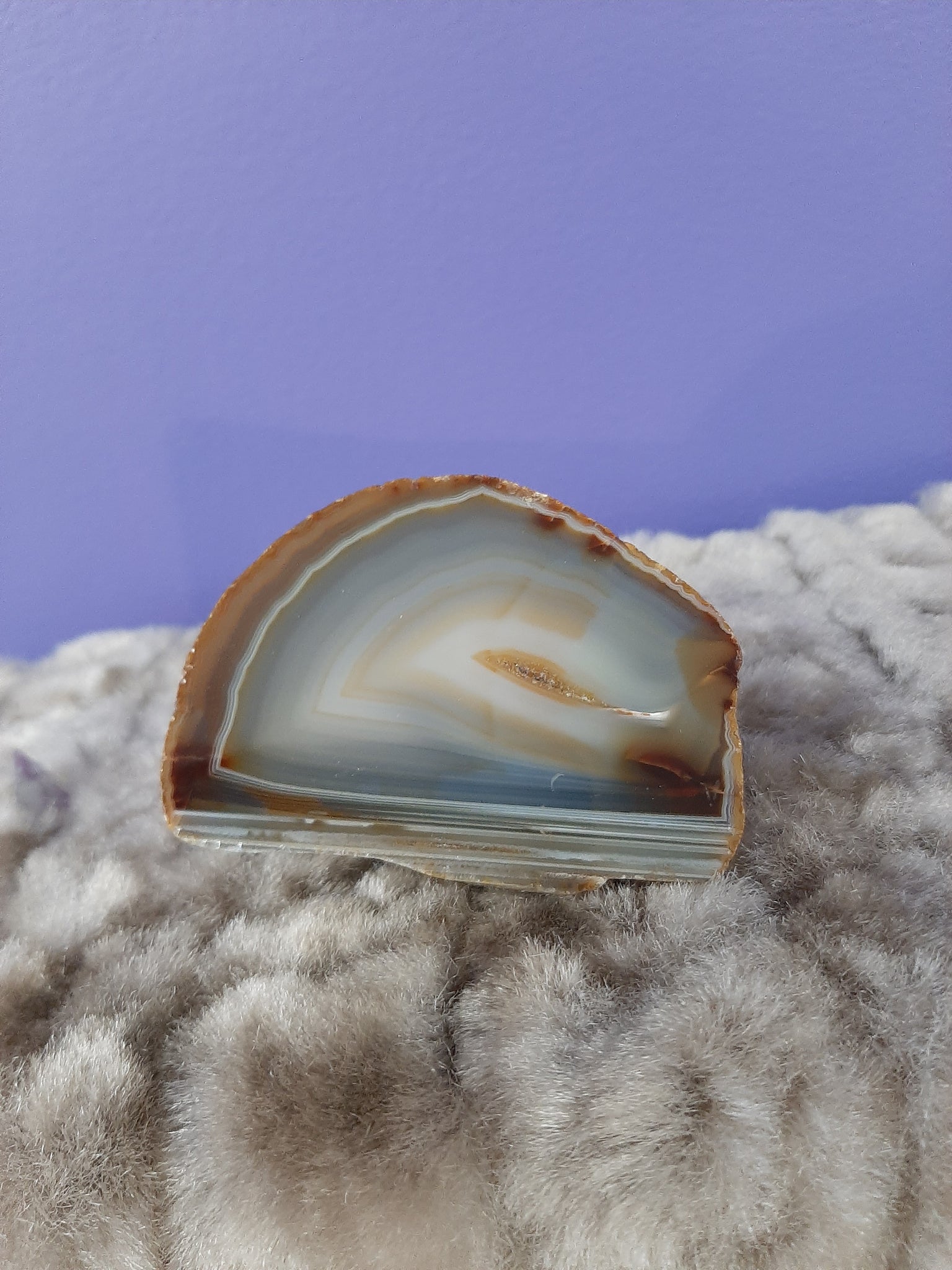 Natural Agate End