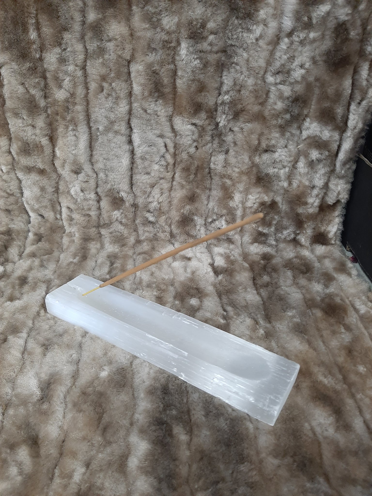 Selenite Incense Holder