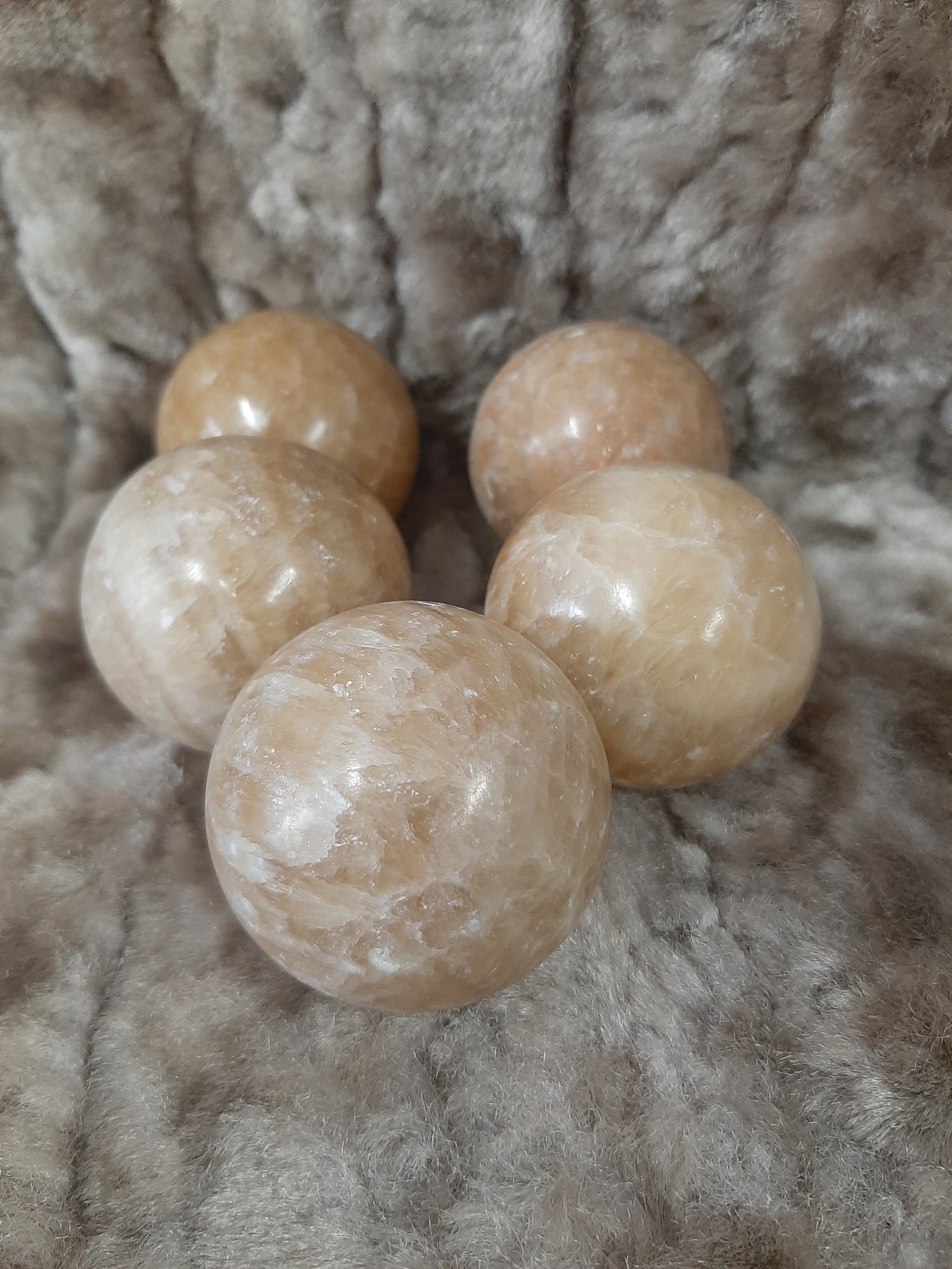 Golden Calcite Sphere