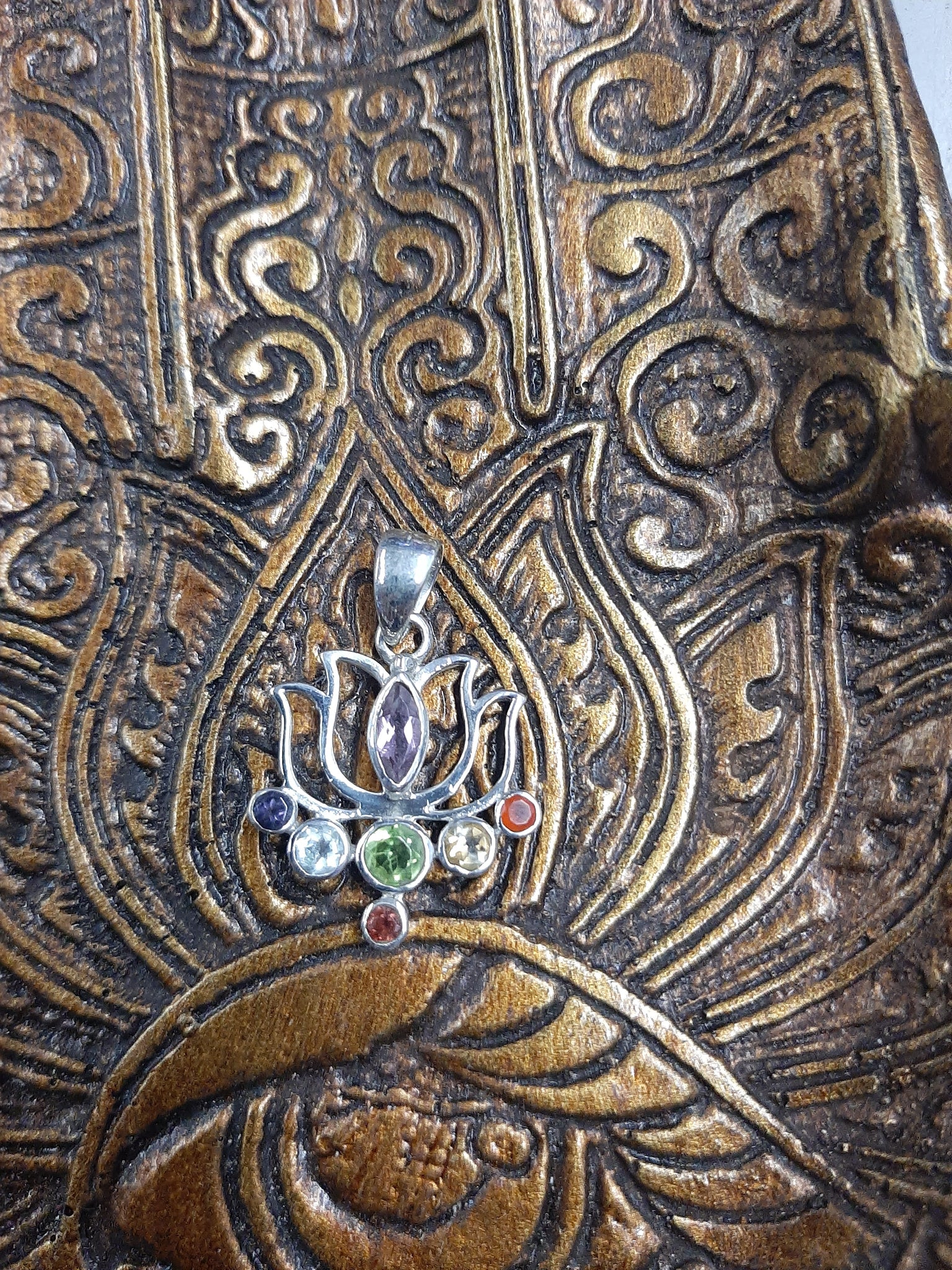 Chakra Lotus Pendant