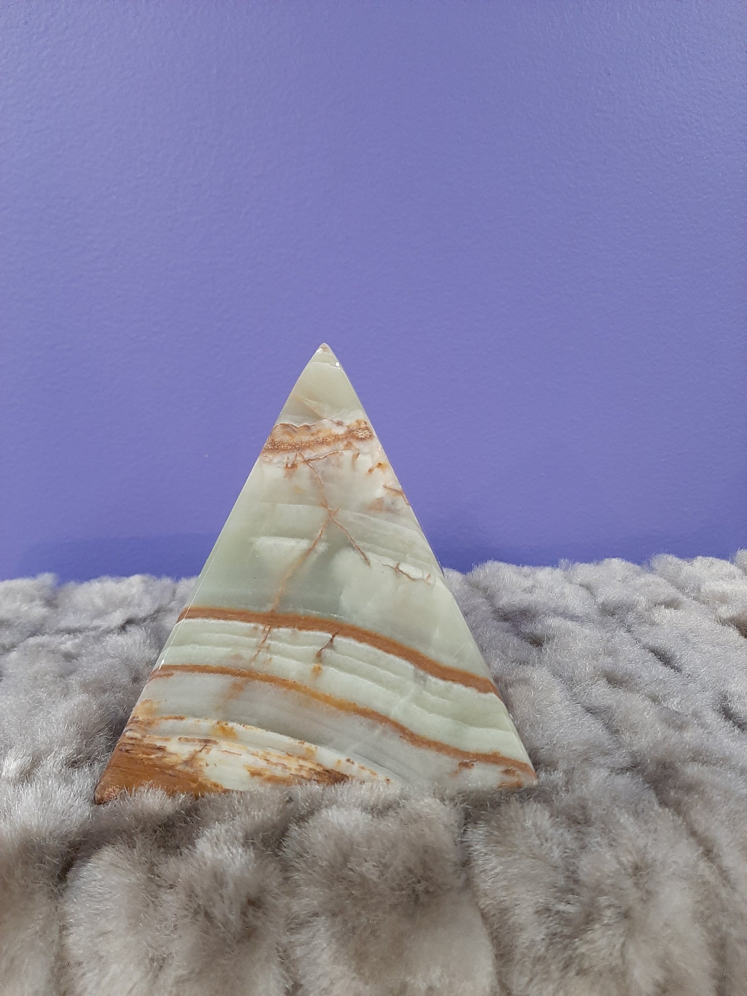 Green Onyx Pyramid