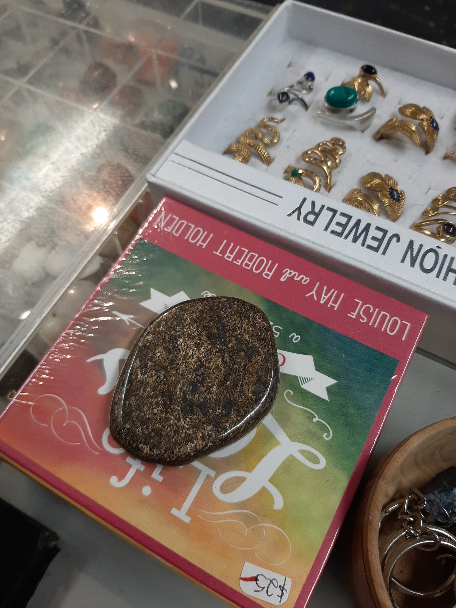 Bronzite Worry Stone