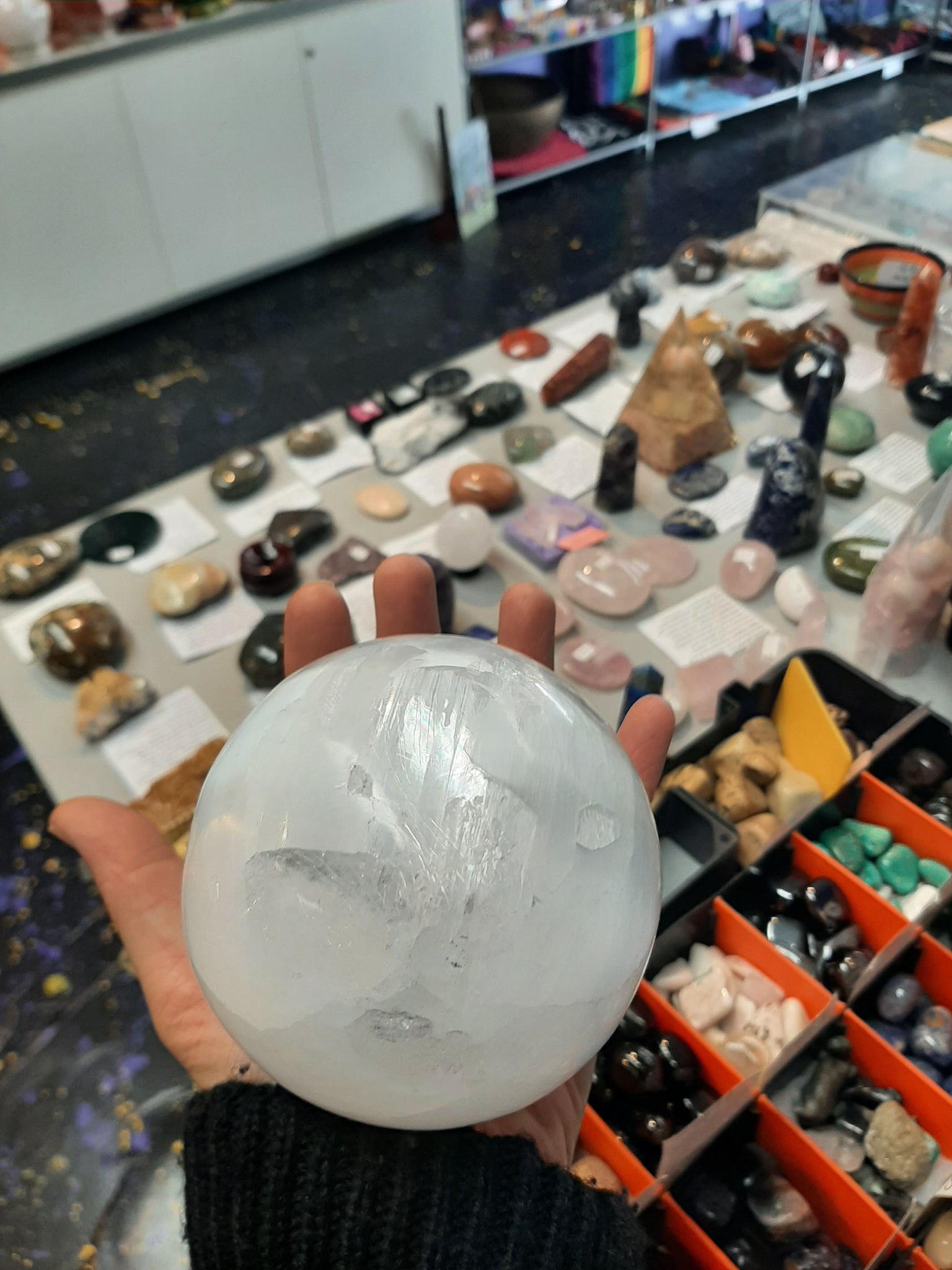 Selenite Ball Large