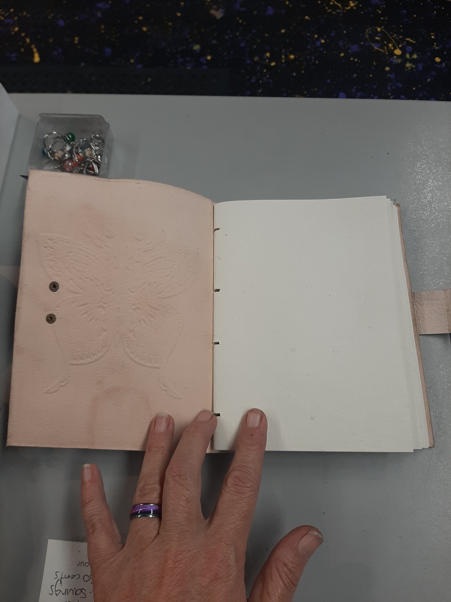 Butterfly Leather Book