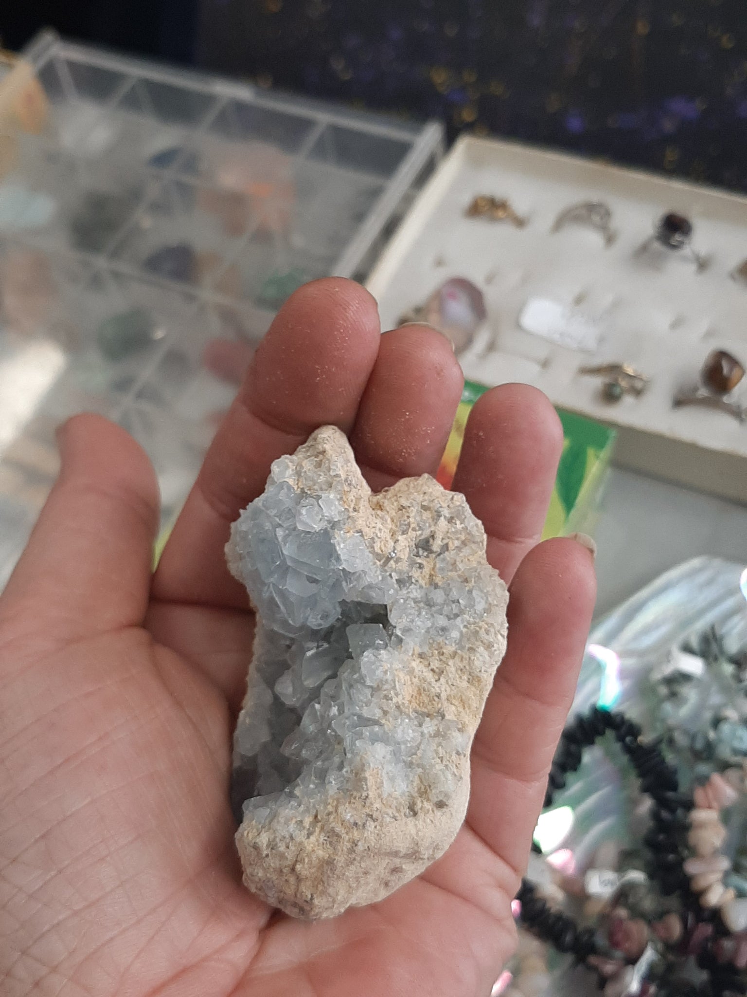 Celestite Cluster