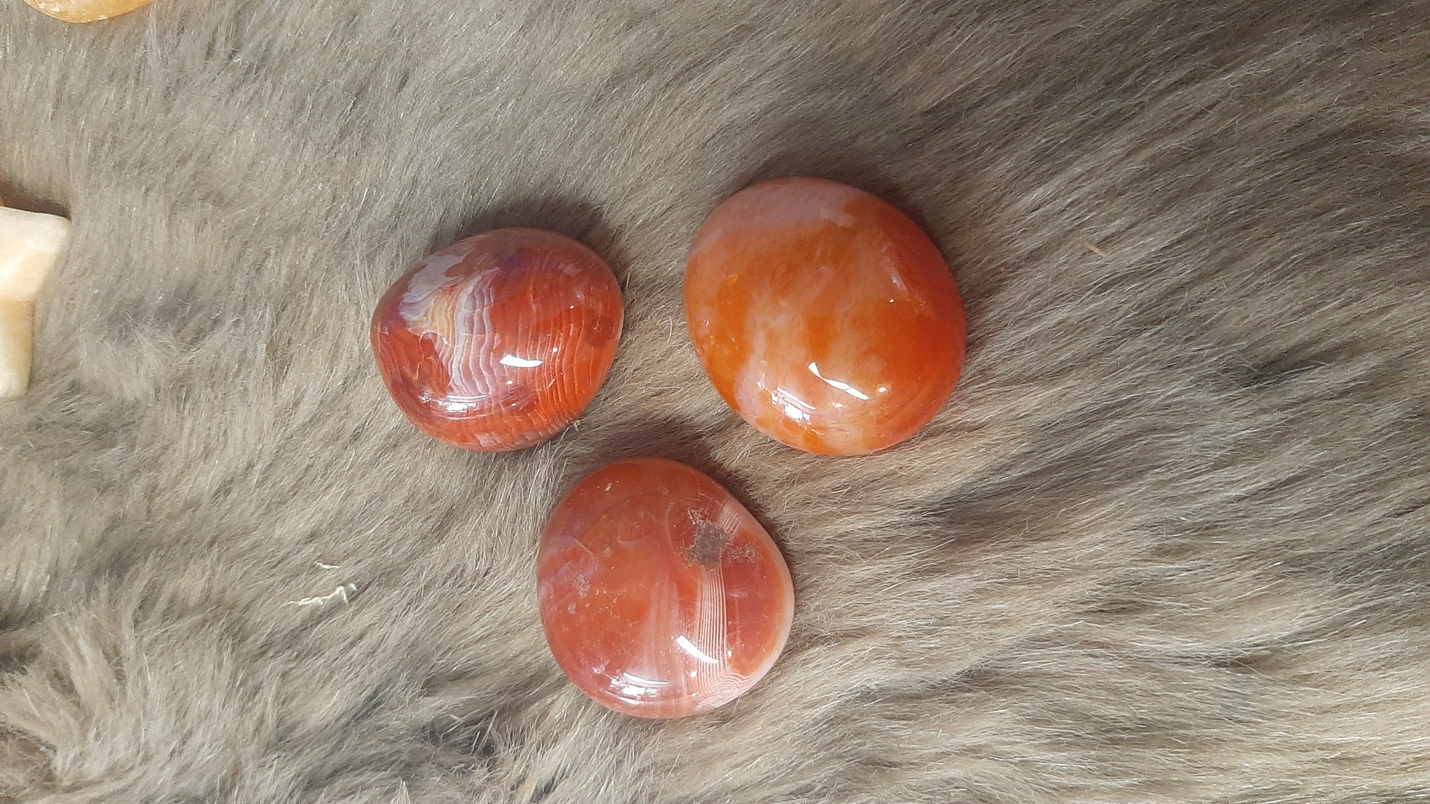 Carnelian Palm Piece