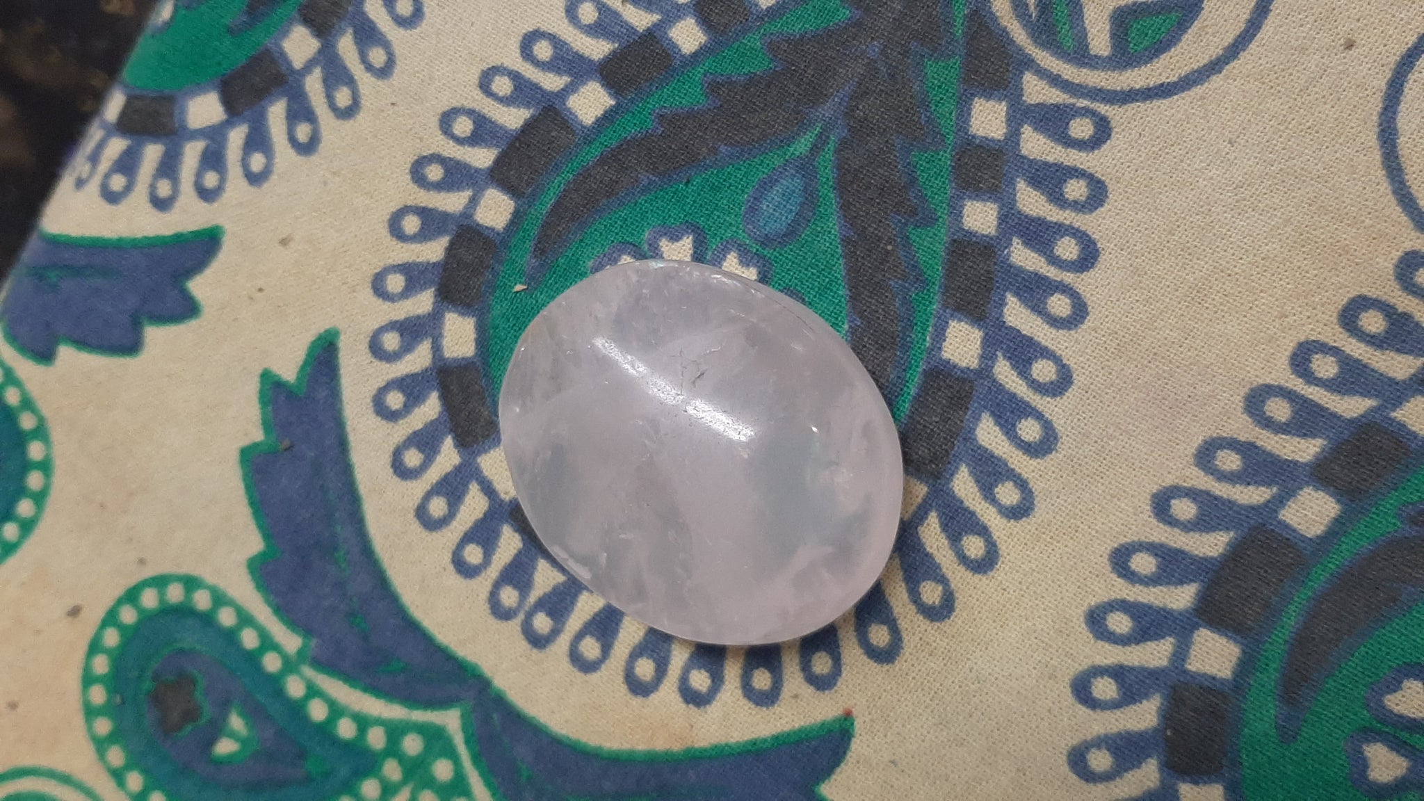 Rose Quartz Palm Stone