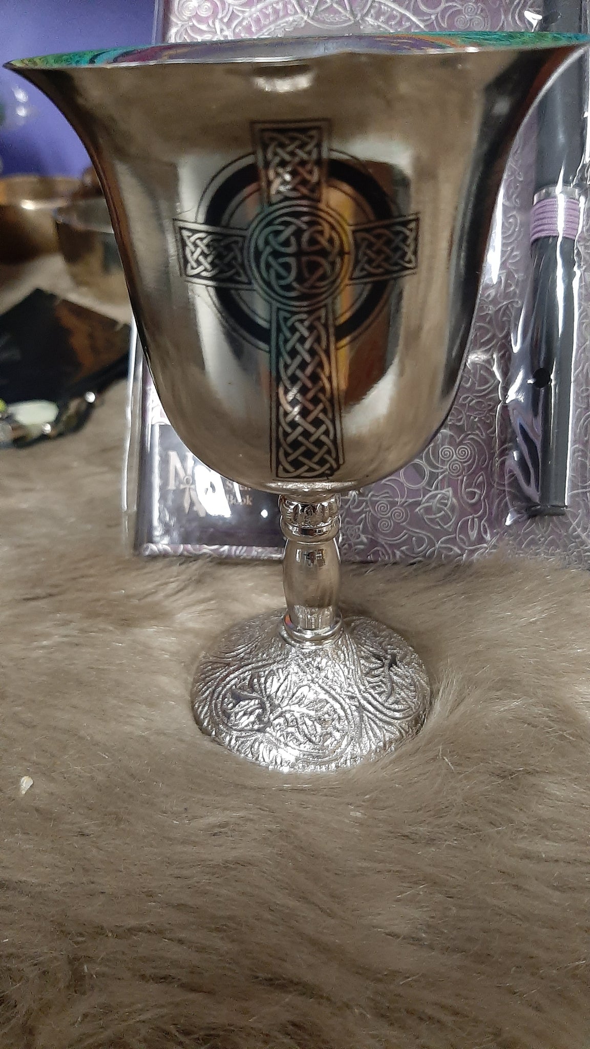 Celtic Cross Chalice