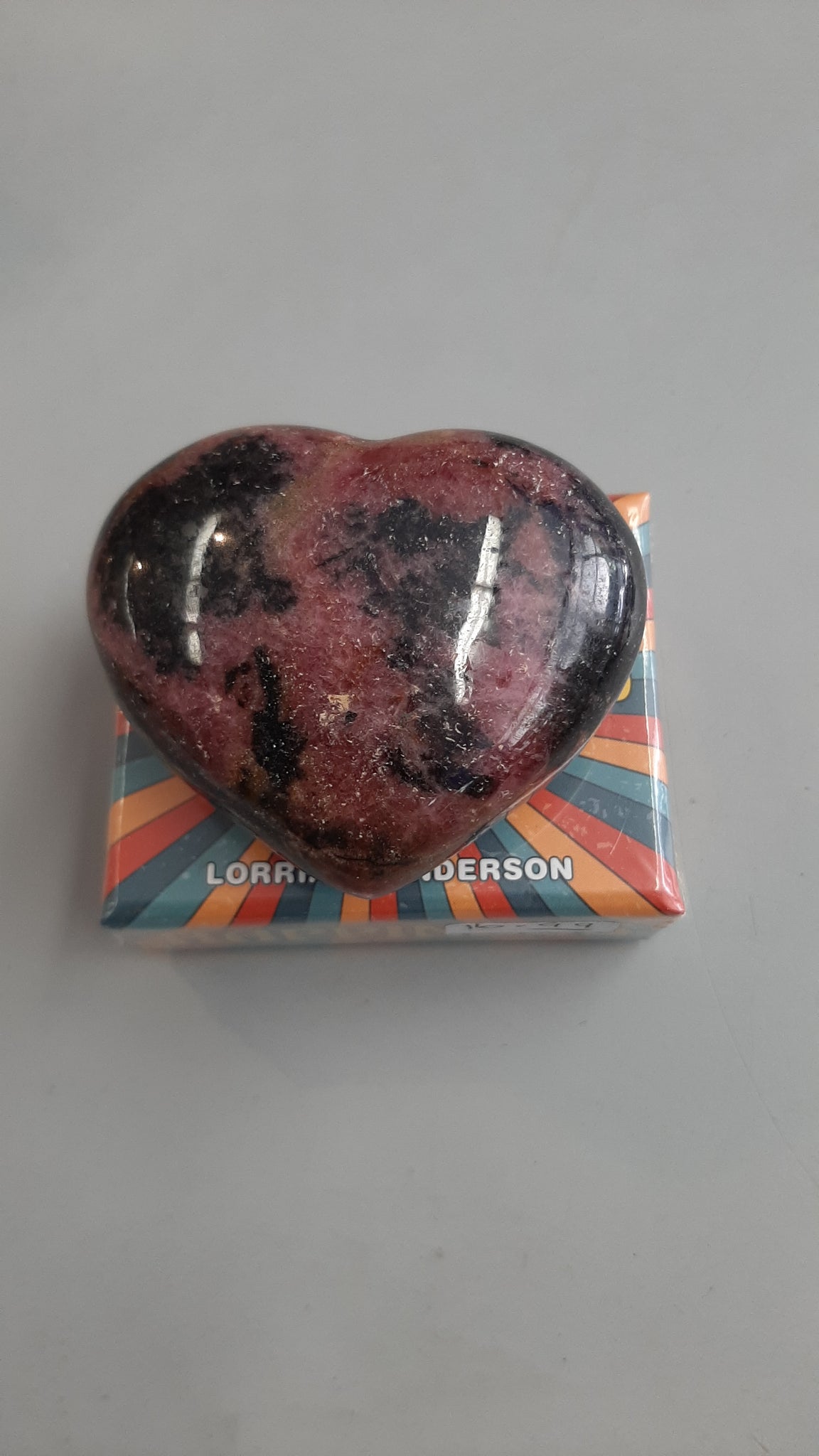 Rhodonite Heart