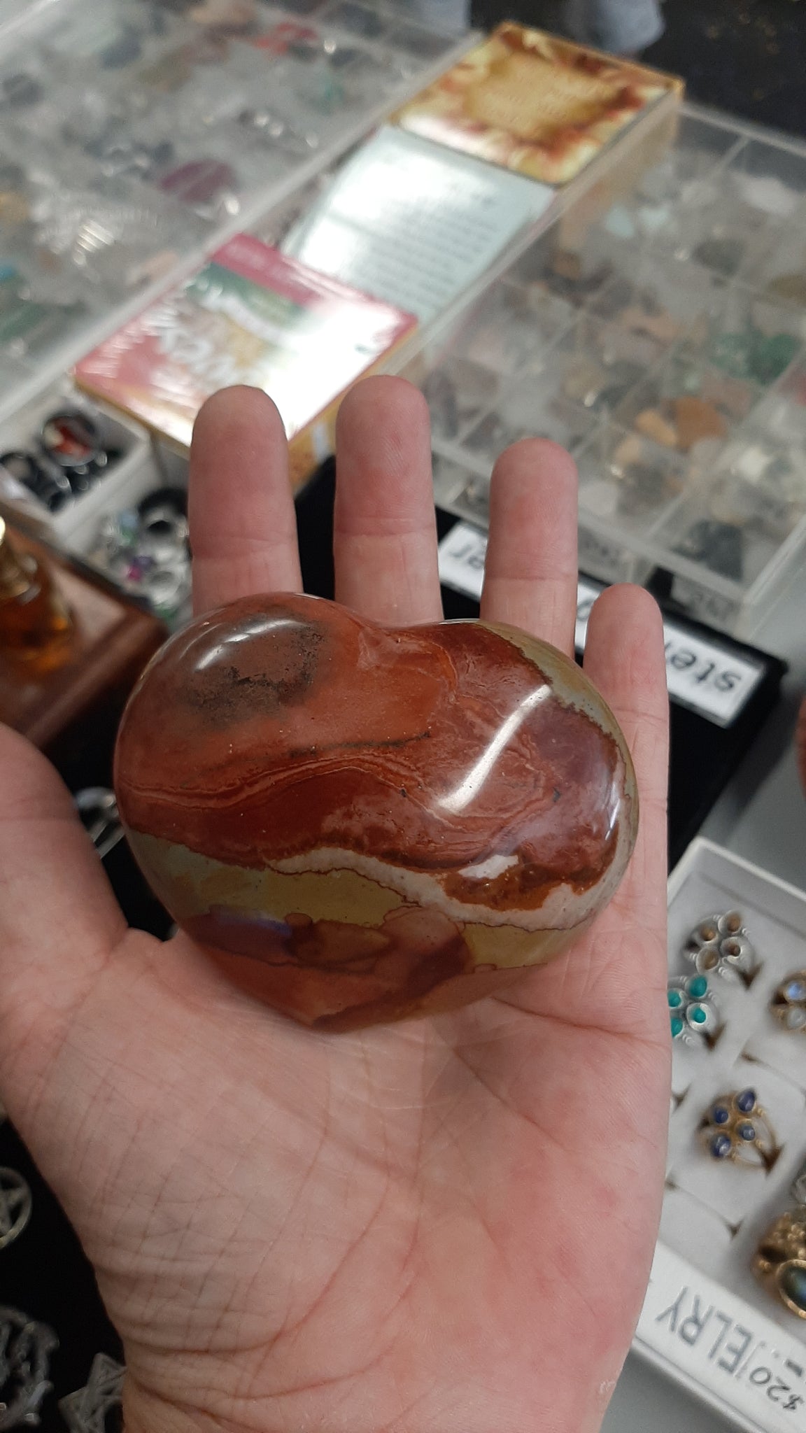 Polychrome Jasper Heart