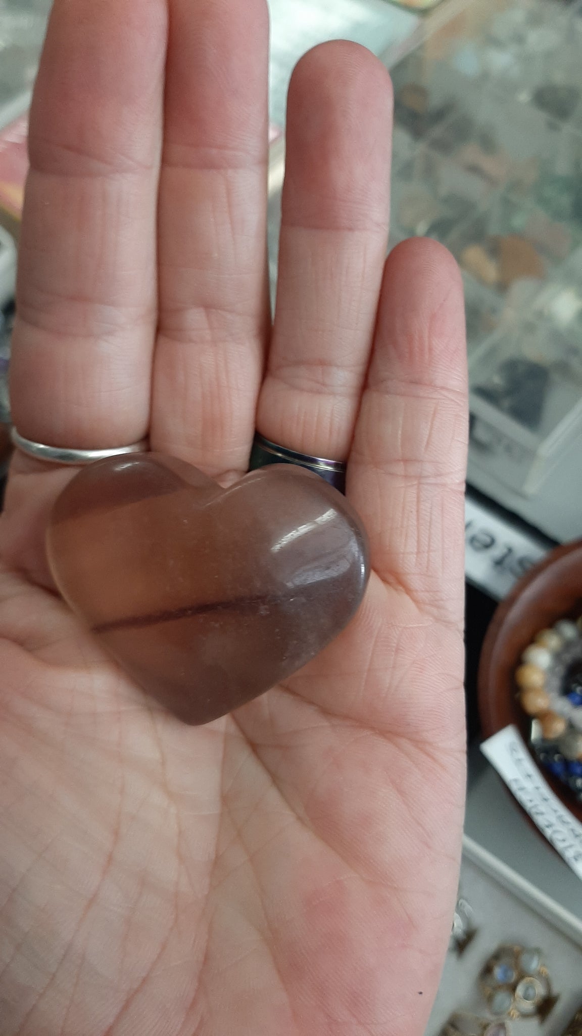 Fluorite Heart