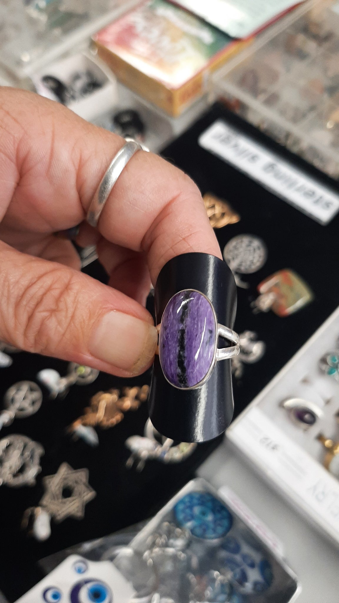 Charoite Ring