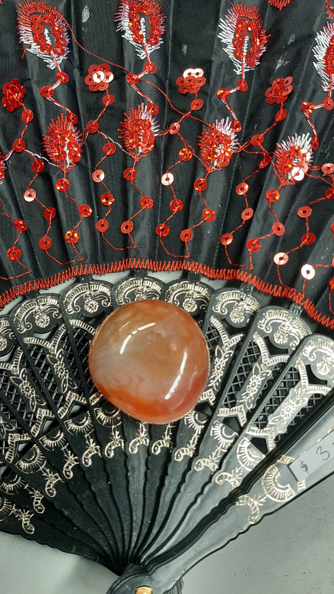 Carnelian Palm Piece