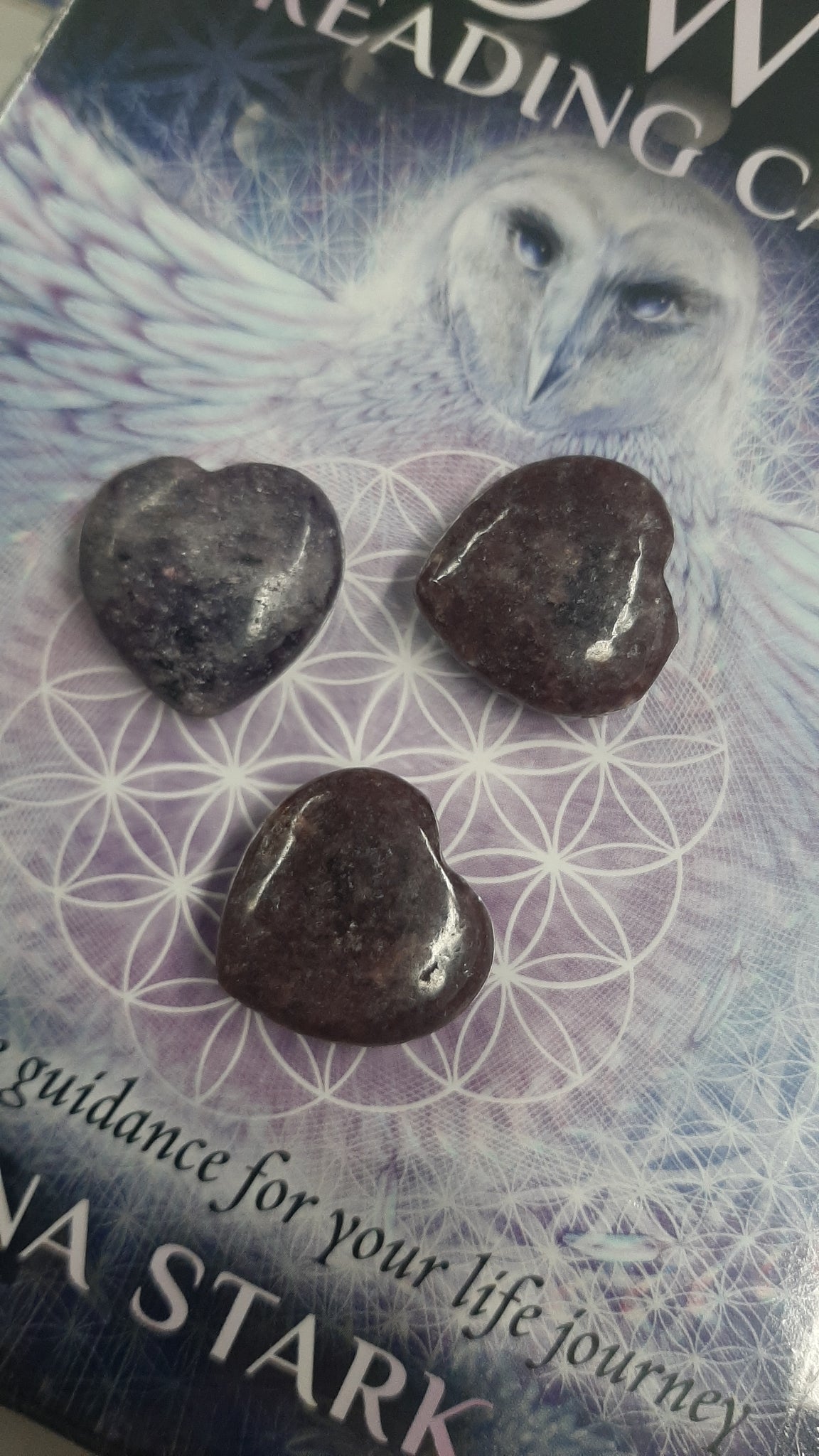 Lepidolite Heart Small