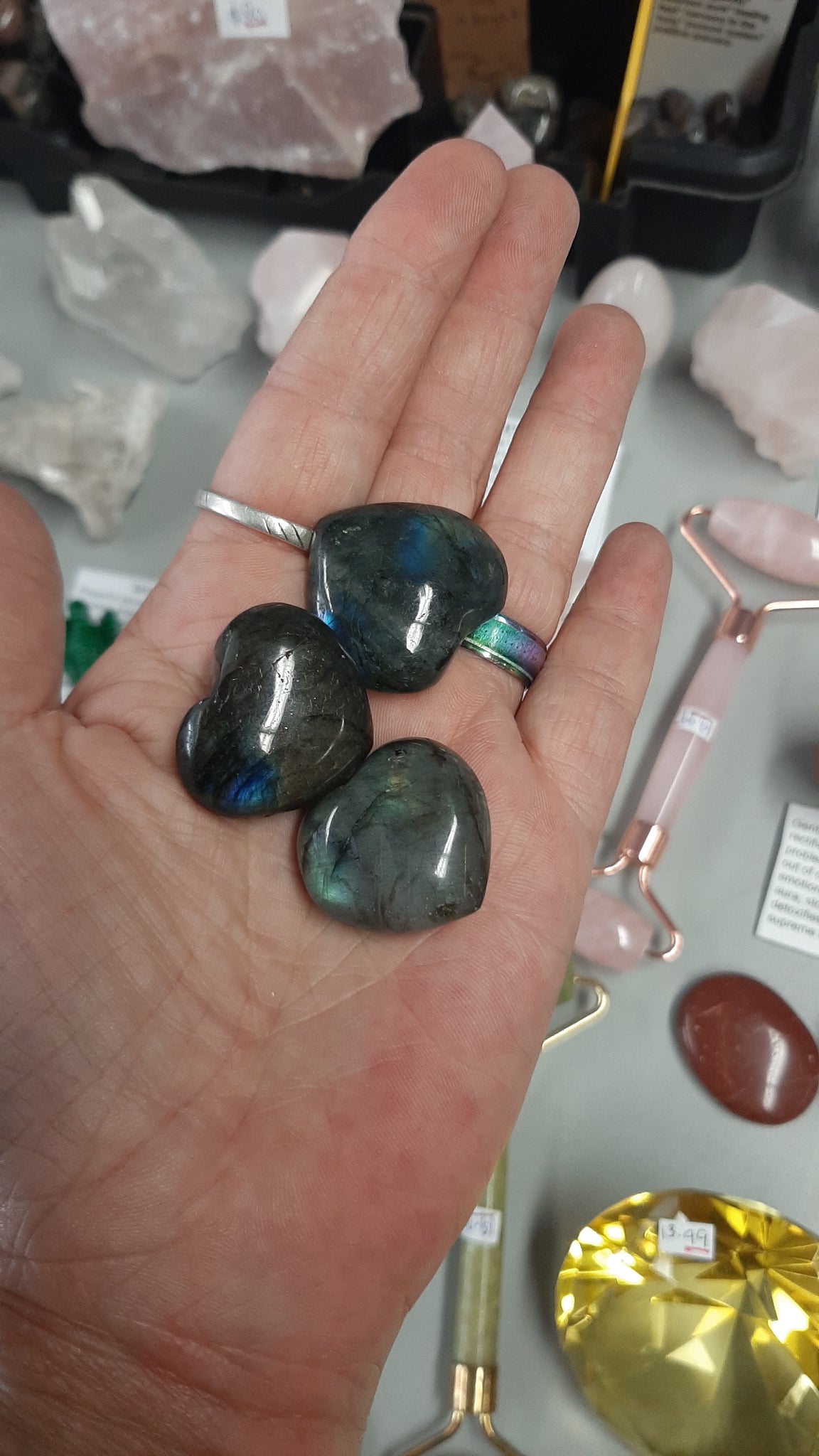 Labradorite Heart Small