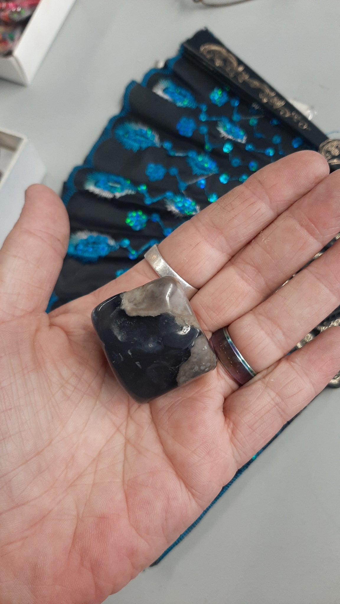 Volcanic Agate Cube