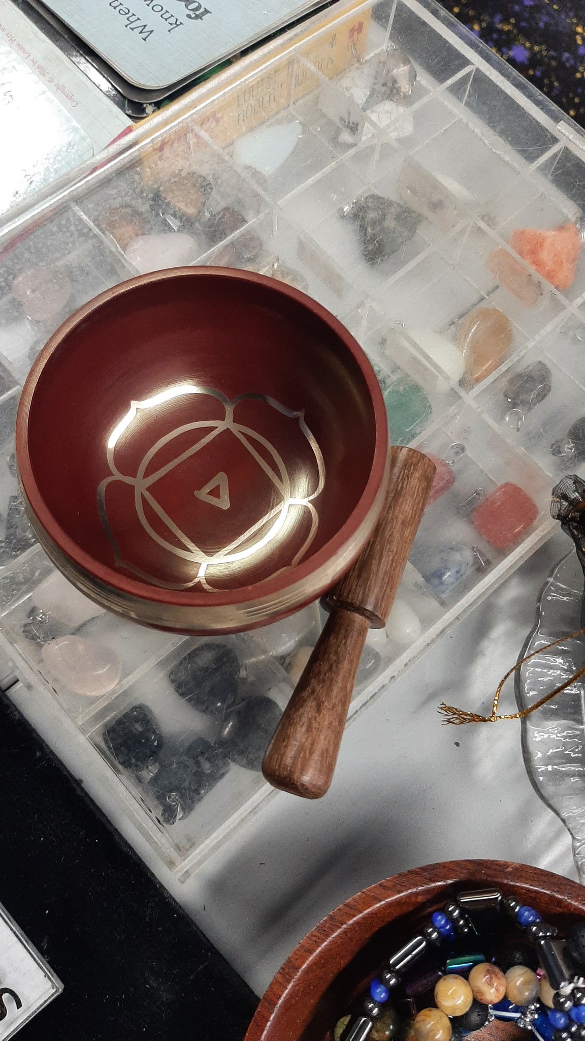 Red Singing Bowl