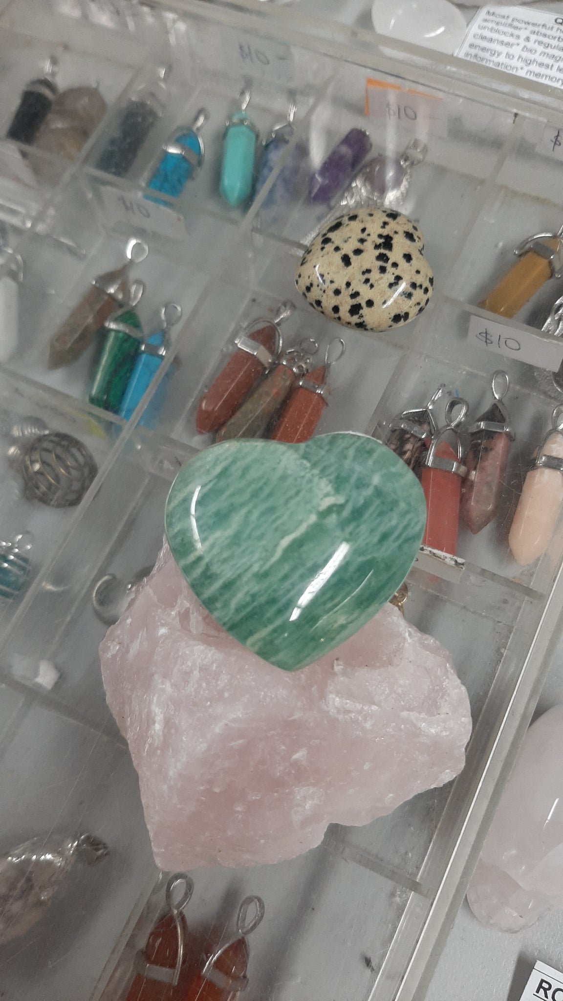 Amazonite Heart