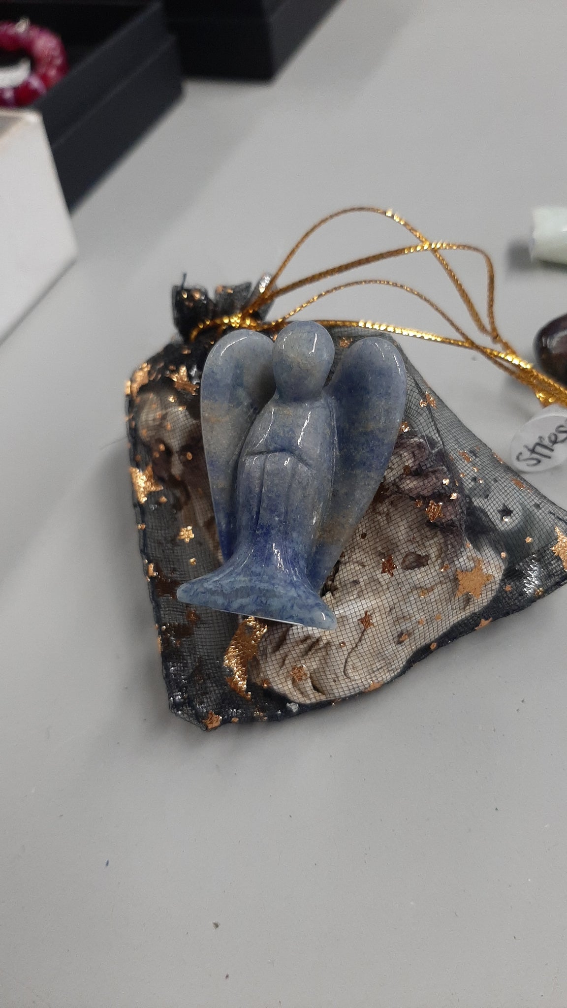 Blue Quartz Angel