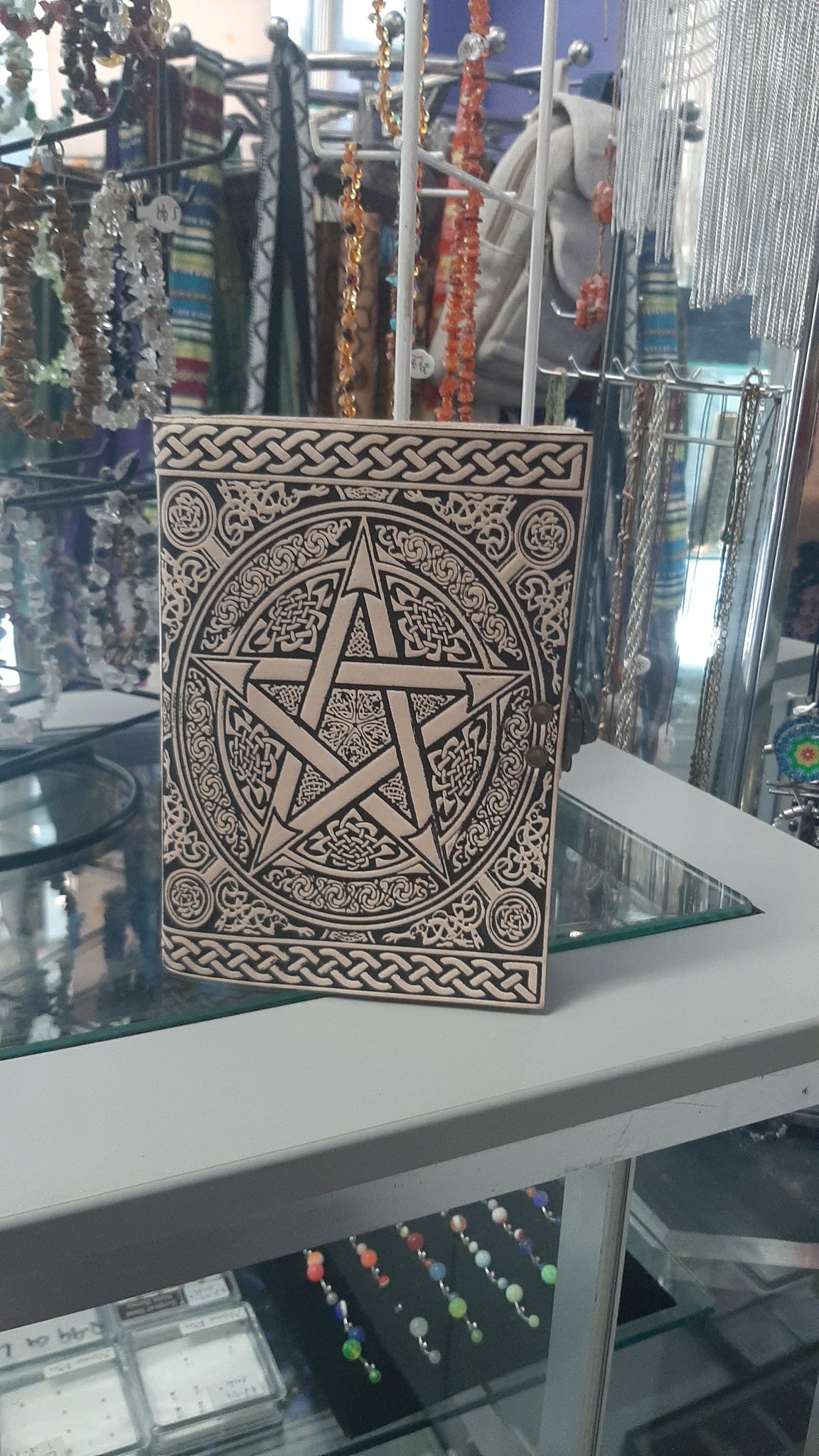 Pentagram Leather Book
