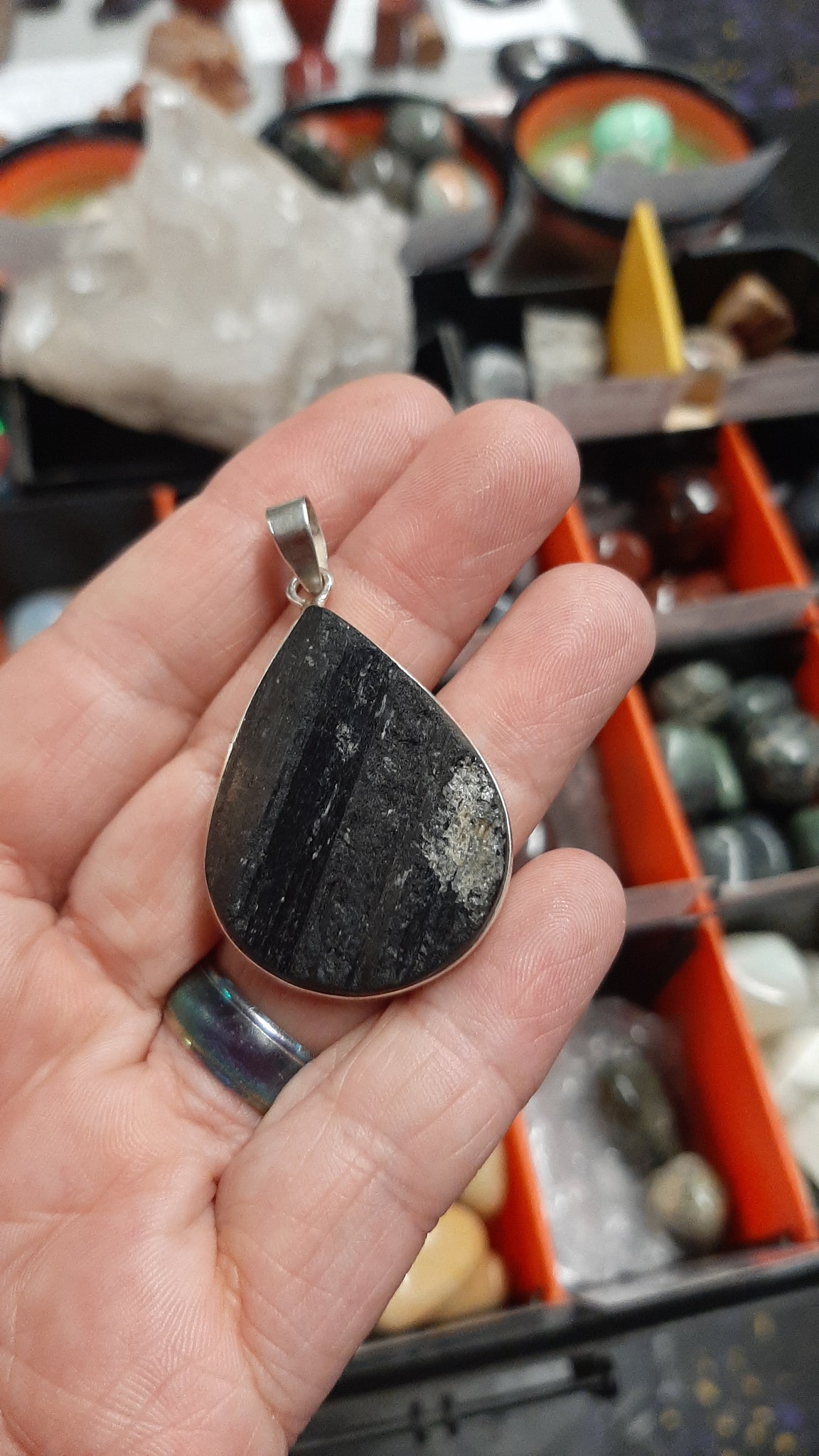 Black Tourmaline Sterling Silver Jewellery