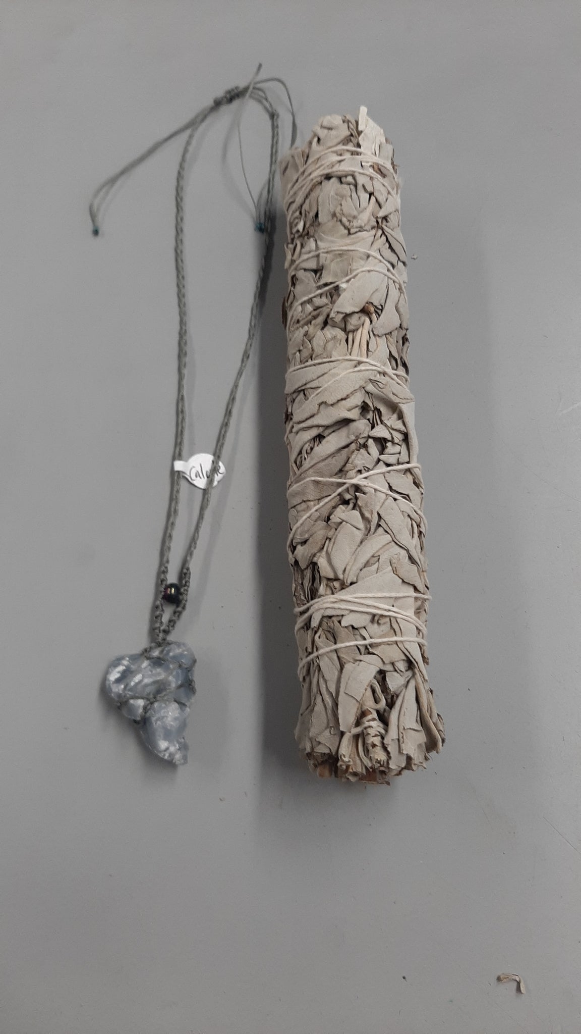 Macrame Wrapped Crystal Necklaces