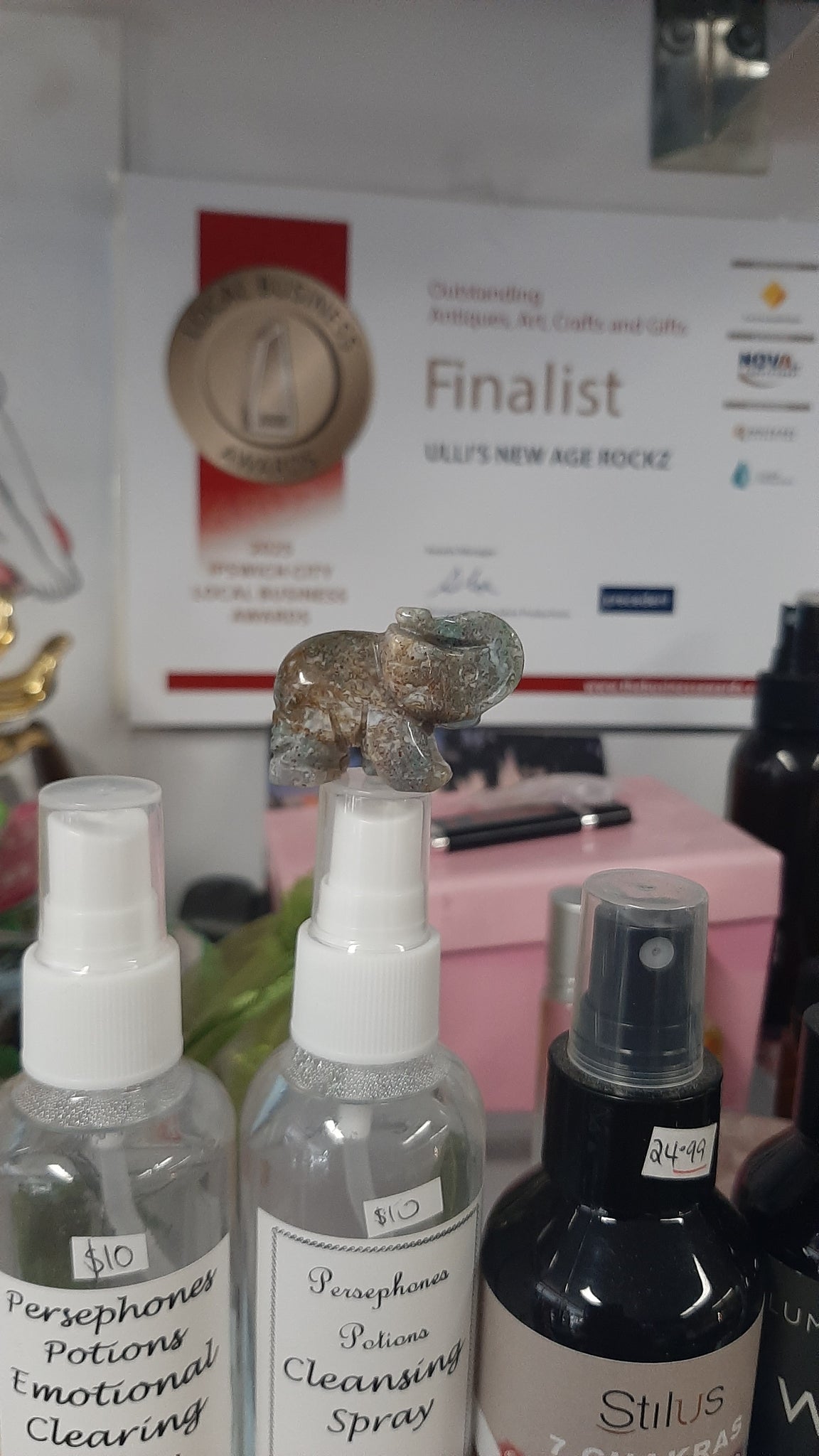 Crystal Elephants