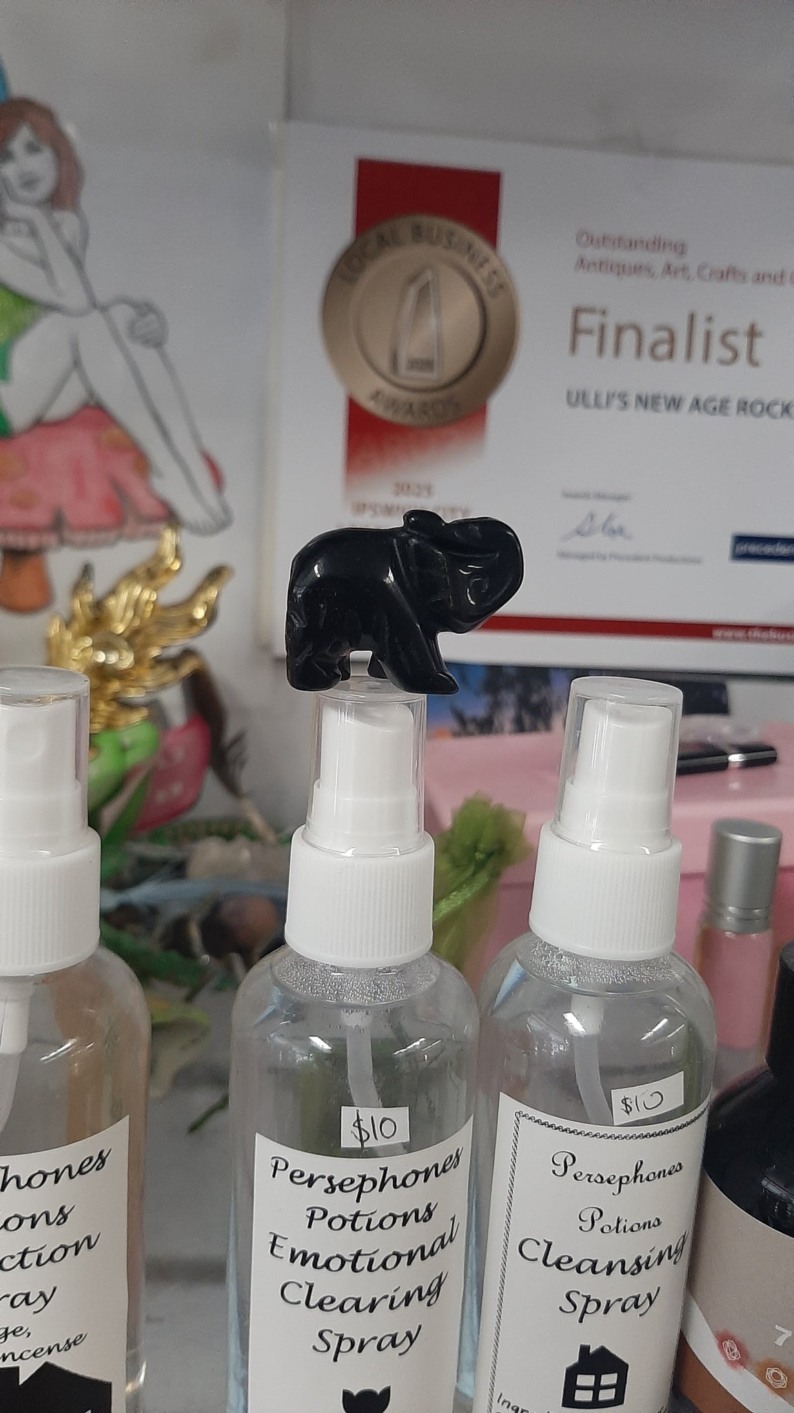 Crystal Elephants
