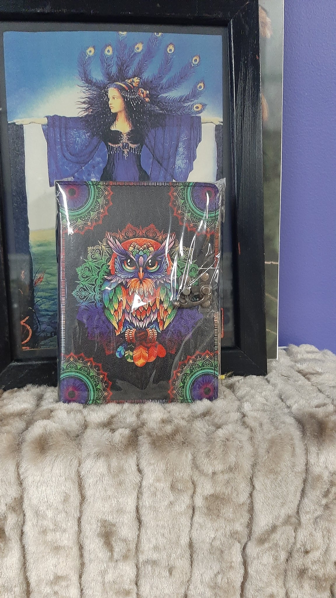 Owl Leather Notebook