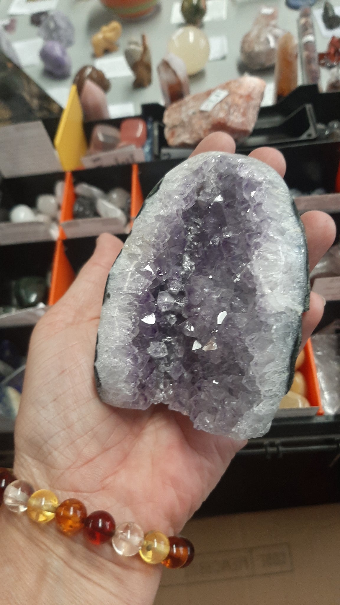 Amethyst Cluster Standing
