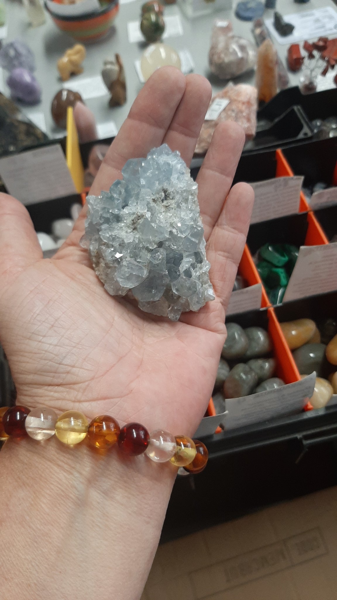 Celestite Cluster