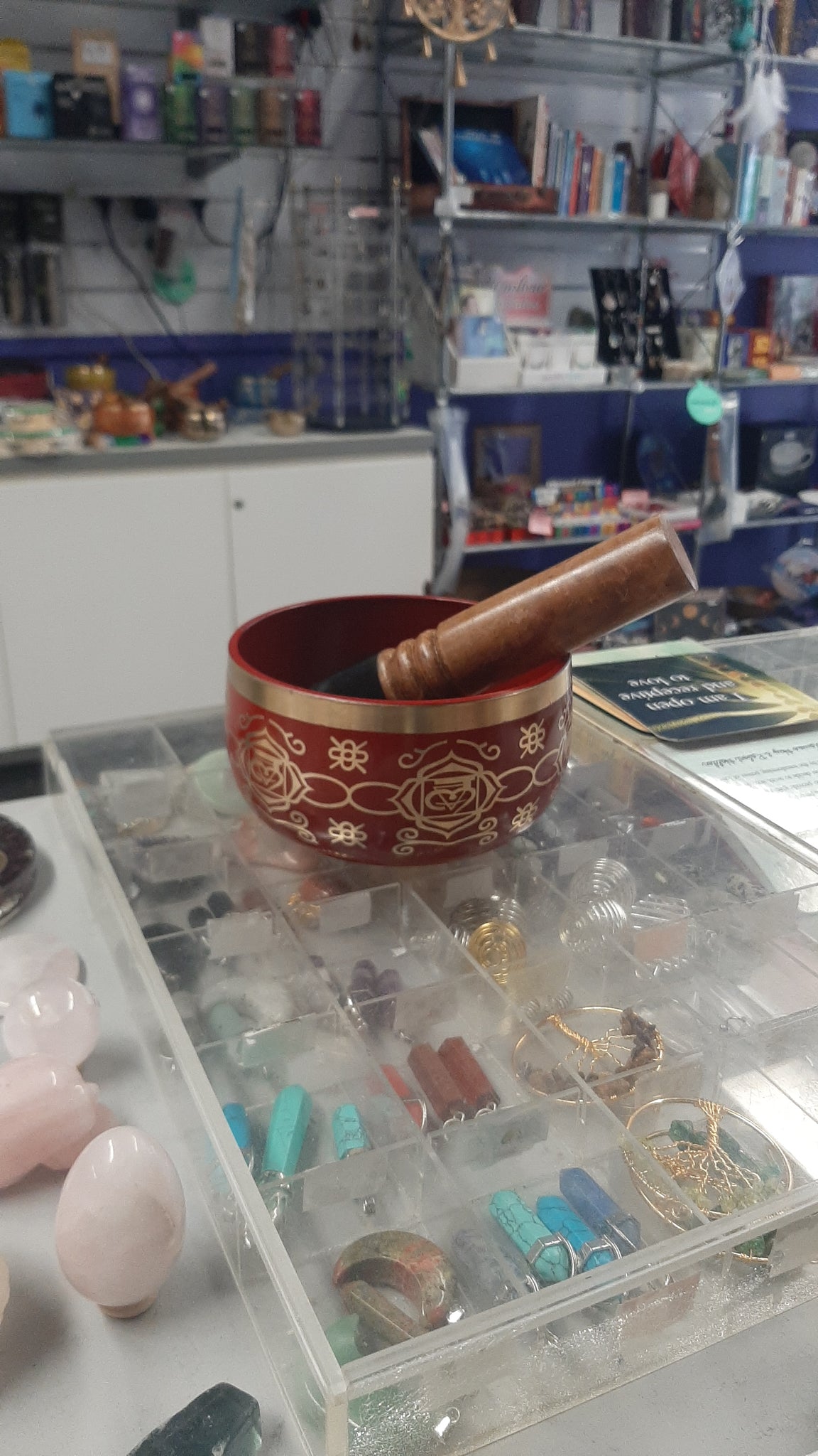 Red Singing Bowl