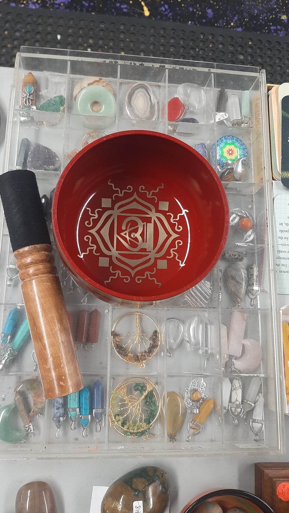 Red Singing Bowl