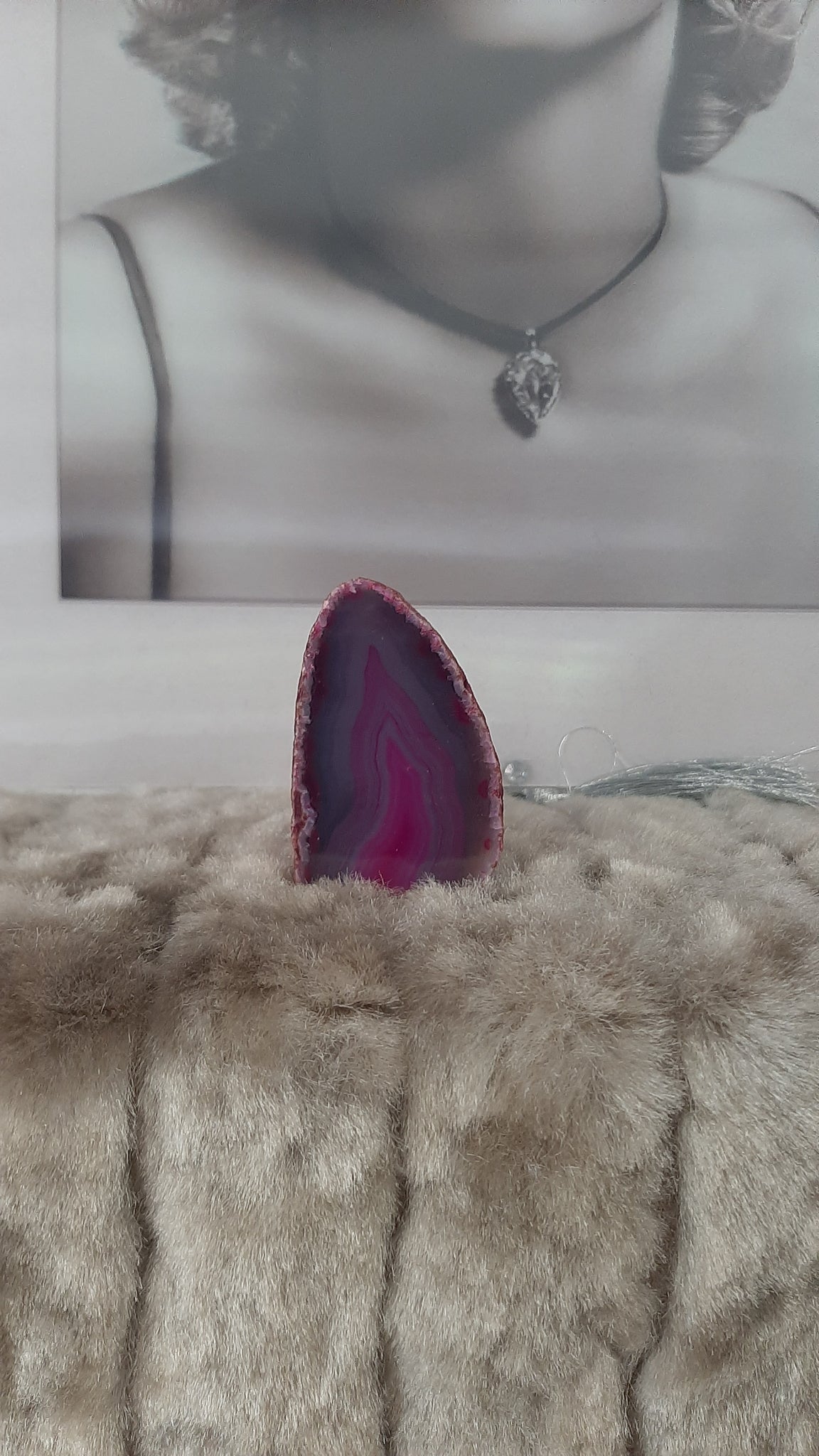 Pink Agate End