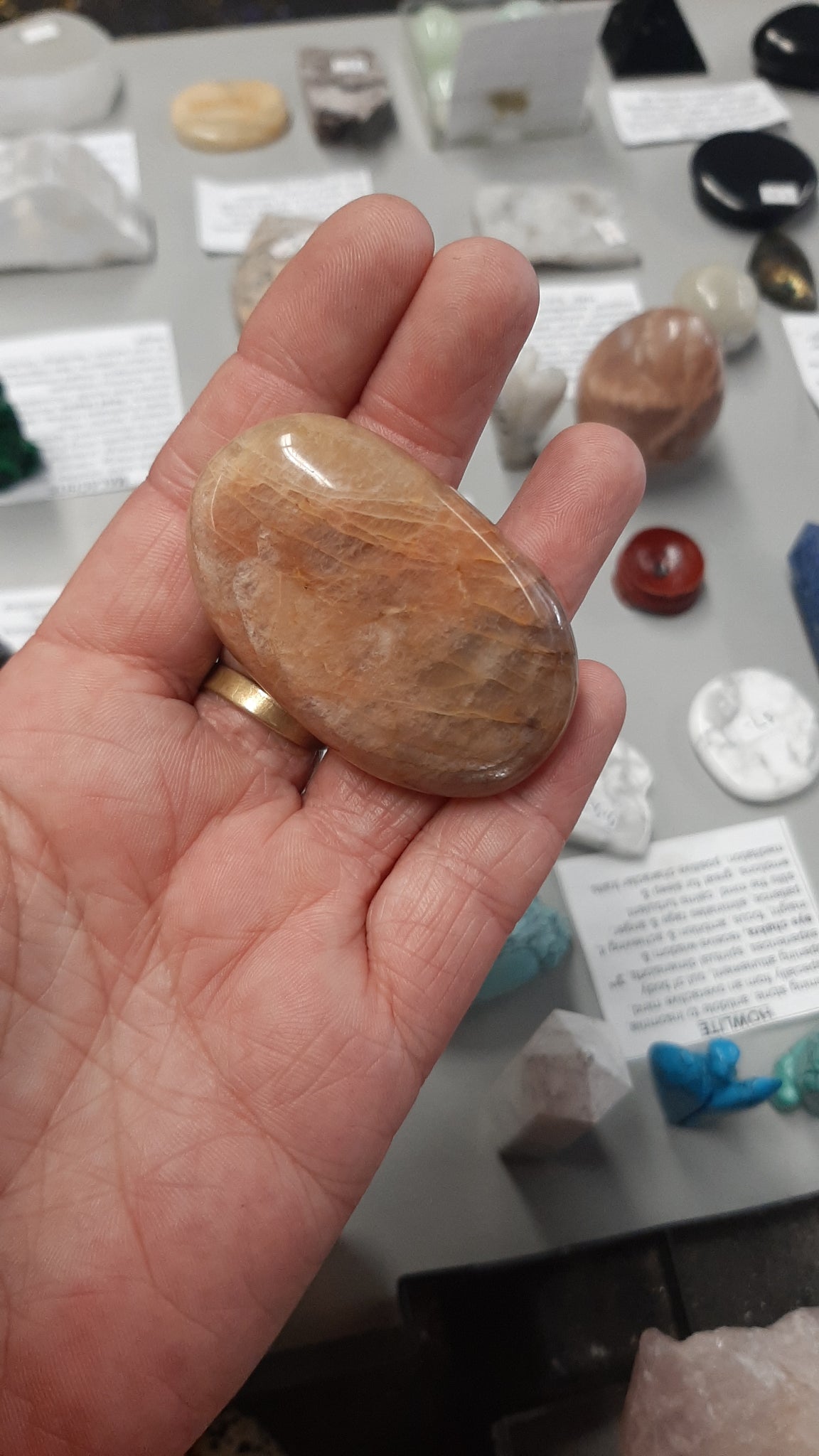 Peach Moonstone Palm