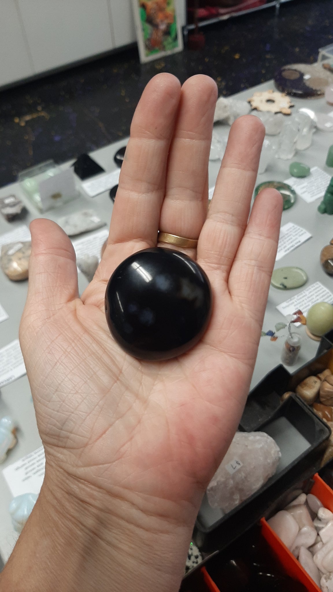 Black Agate Palm