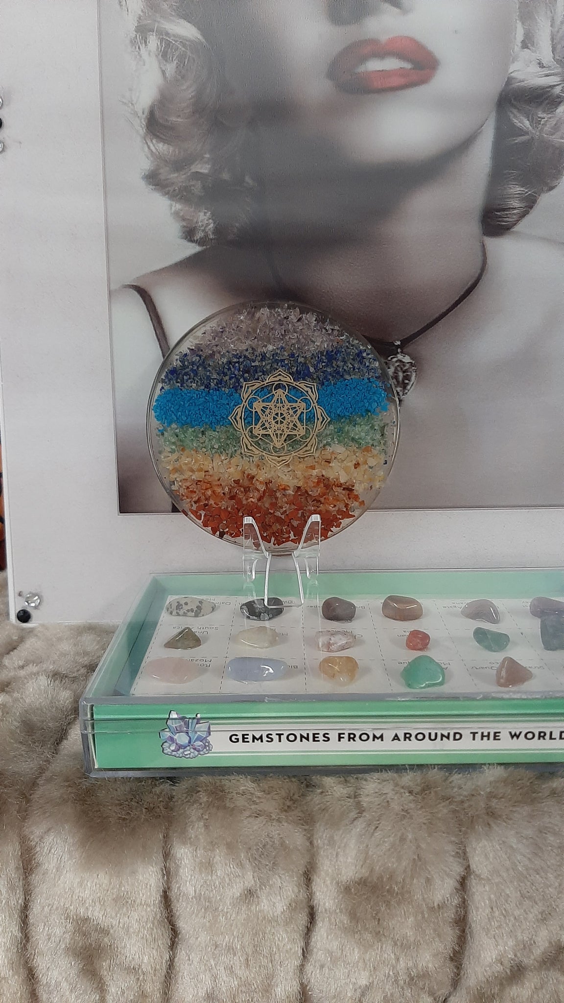 Chakra Orgonite Disc