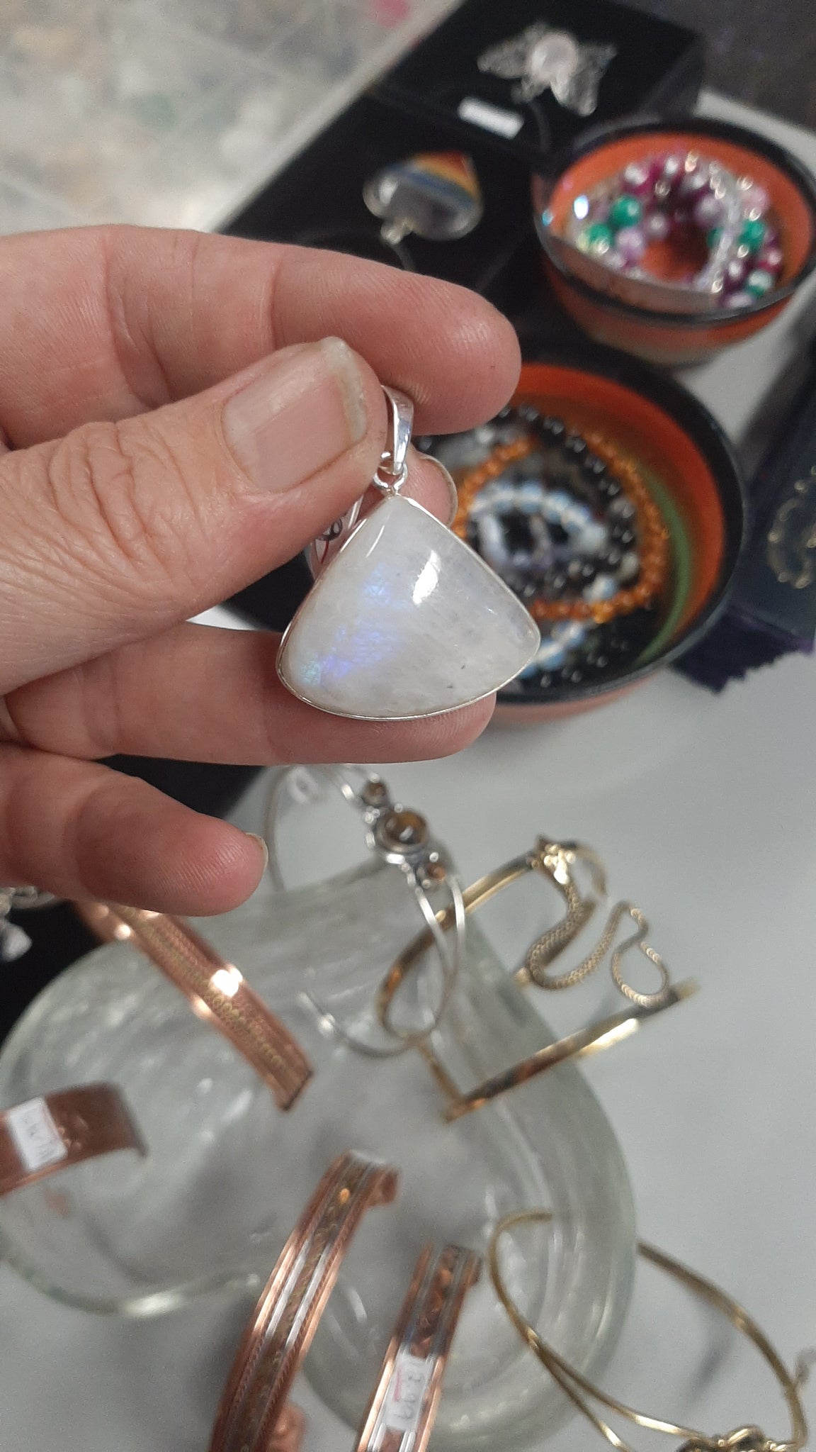 Moonstone Pendants