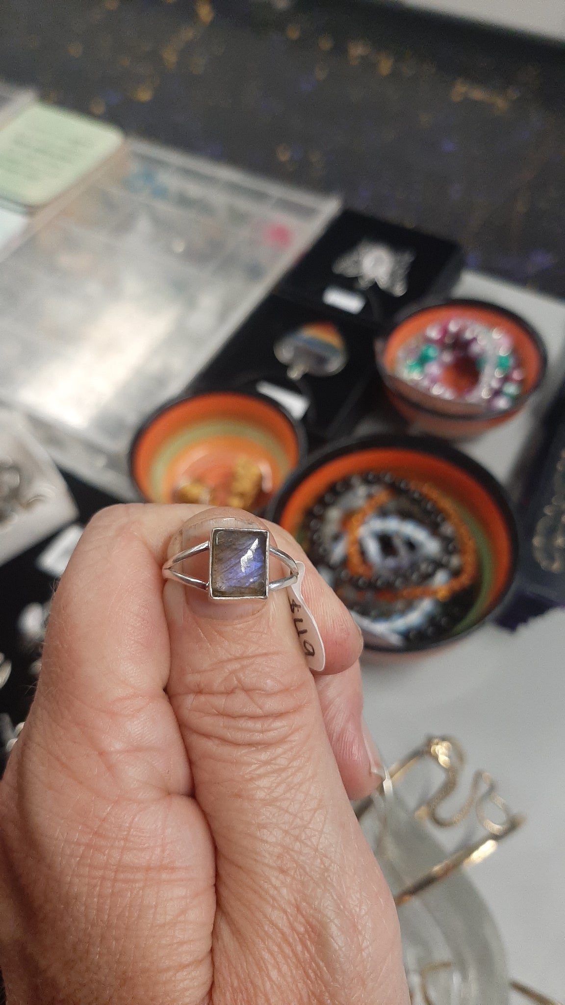 Labradorite Ring Rectangle