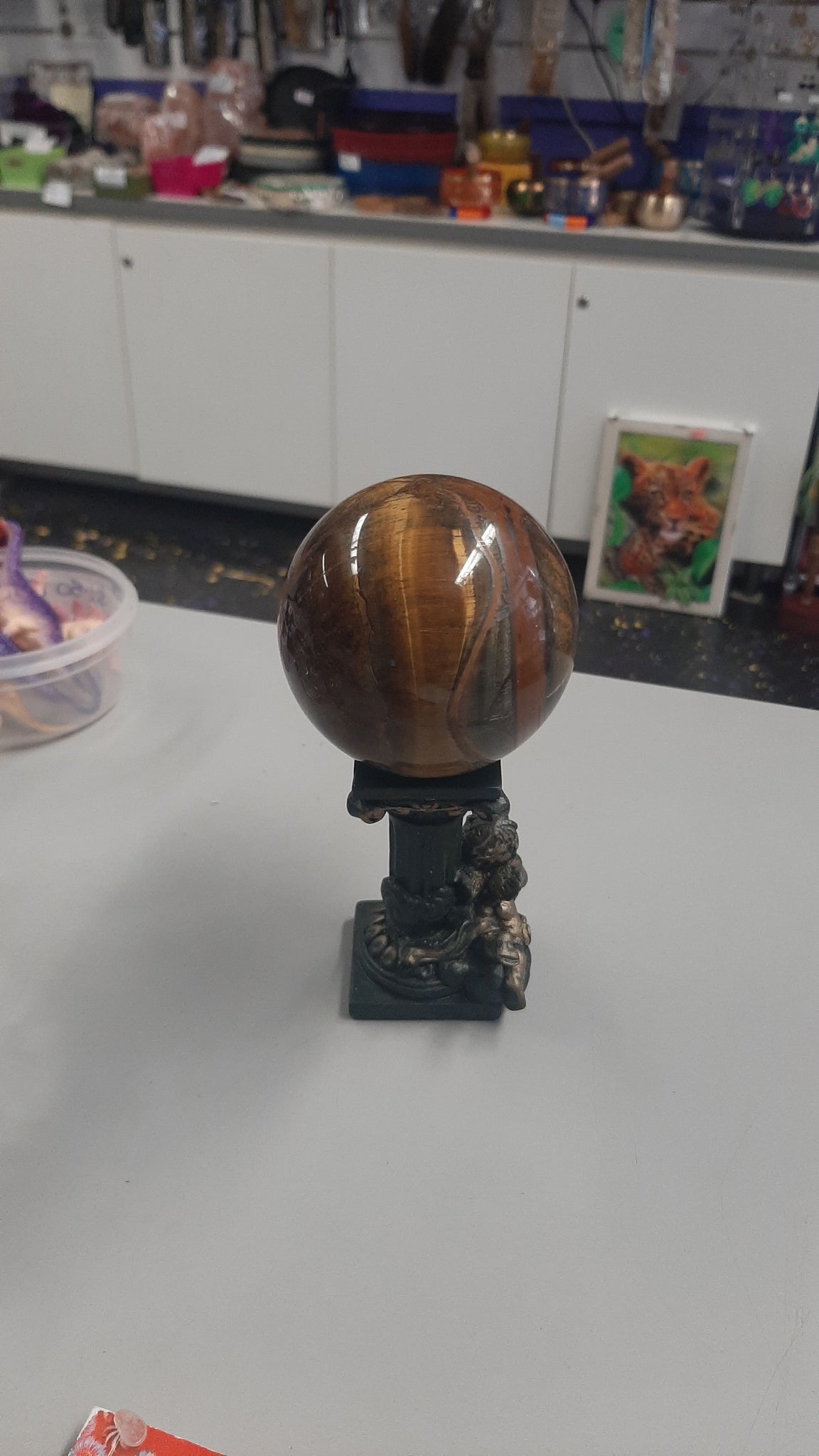 Tiger Eye Sphere Large