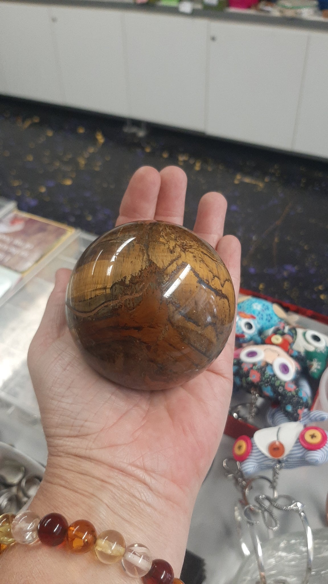 Tiger Eye Sphere Large