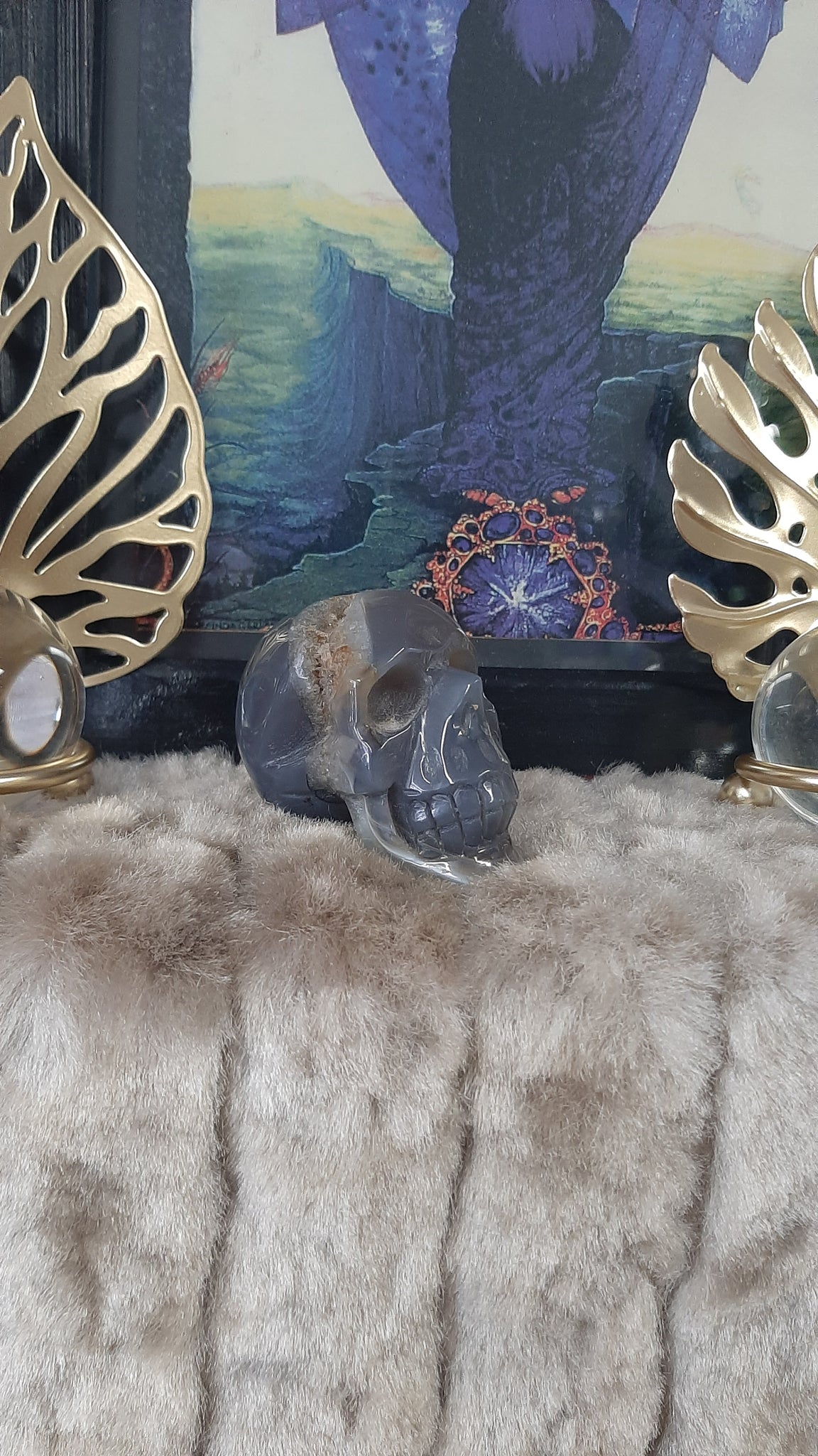 Agate Skull