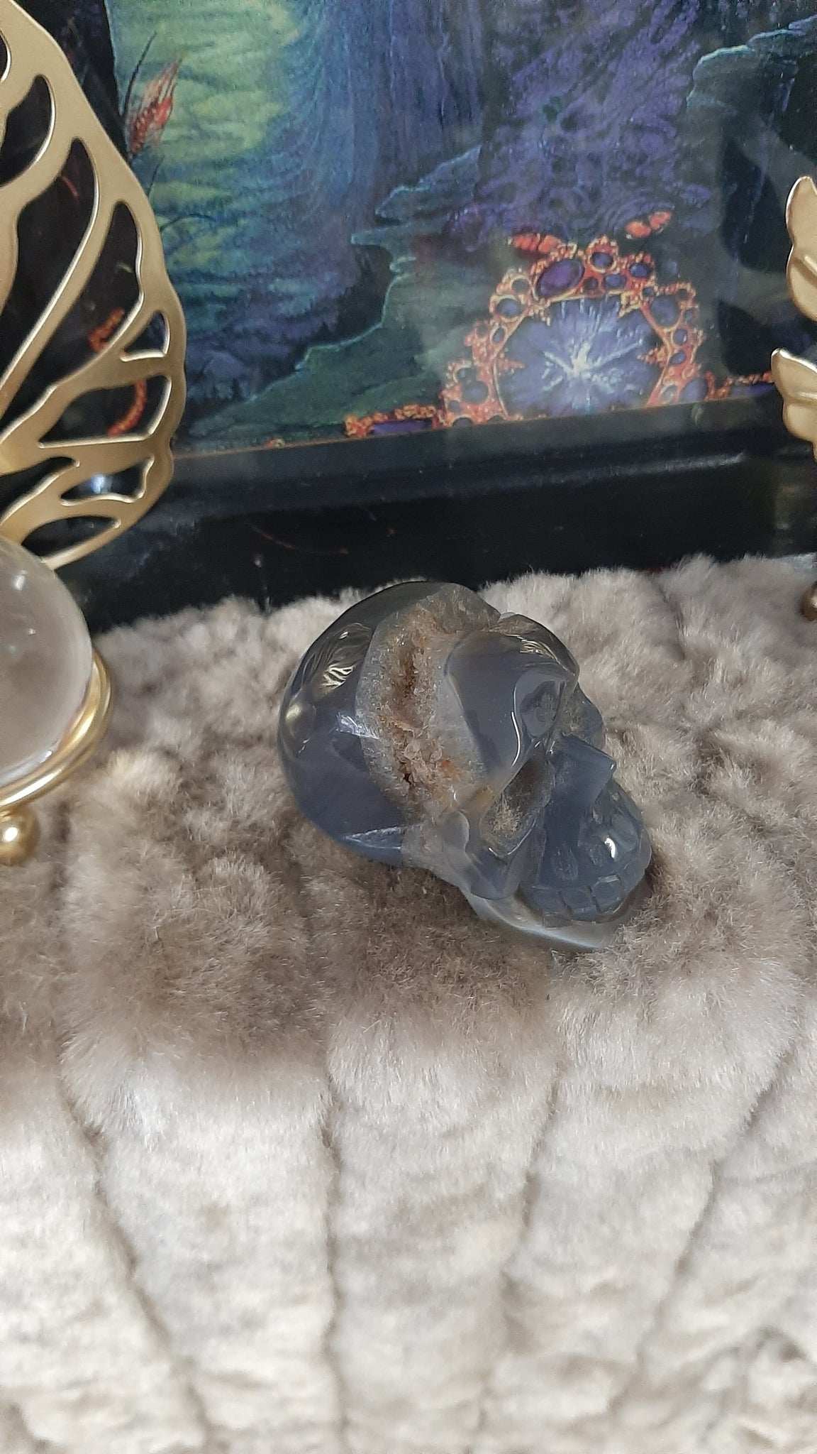 Agate Skull