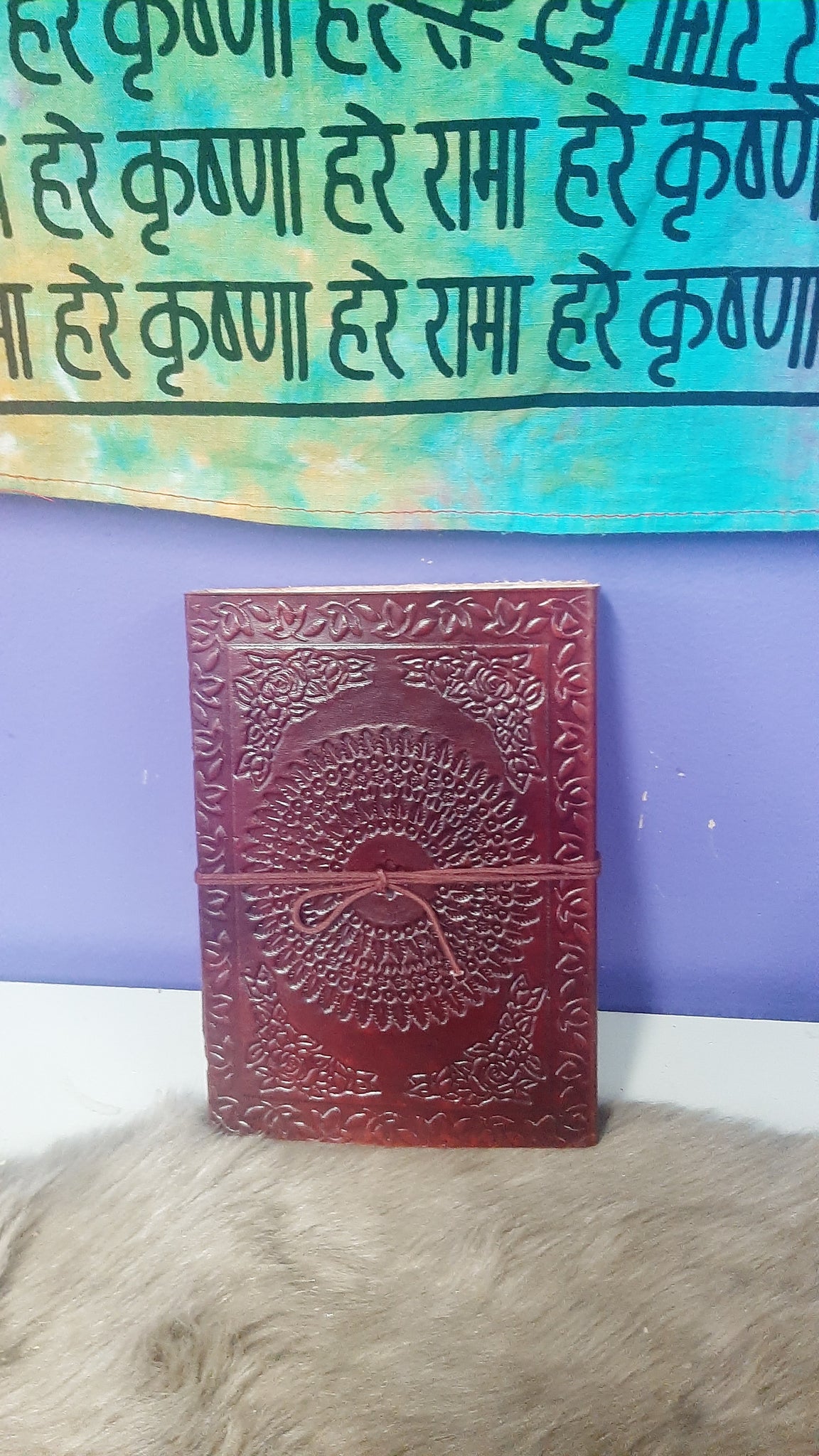 Leather Journal with Tiger Eye