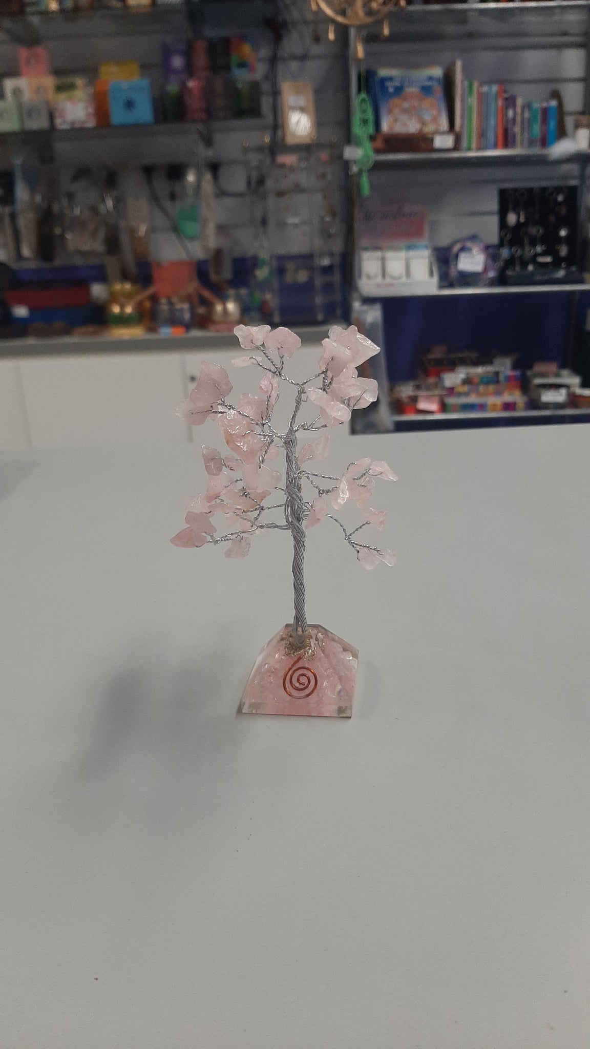 Rose Quartz Orgonite Tree