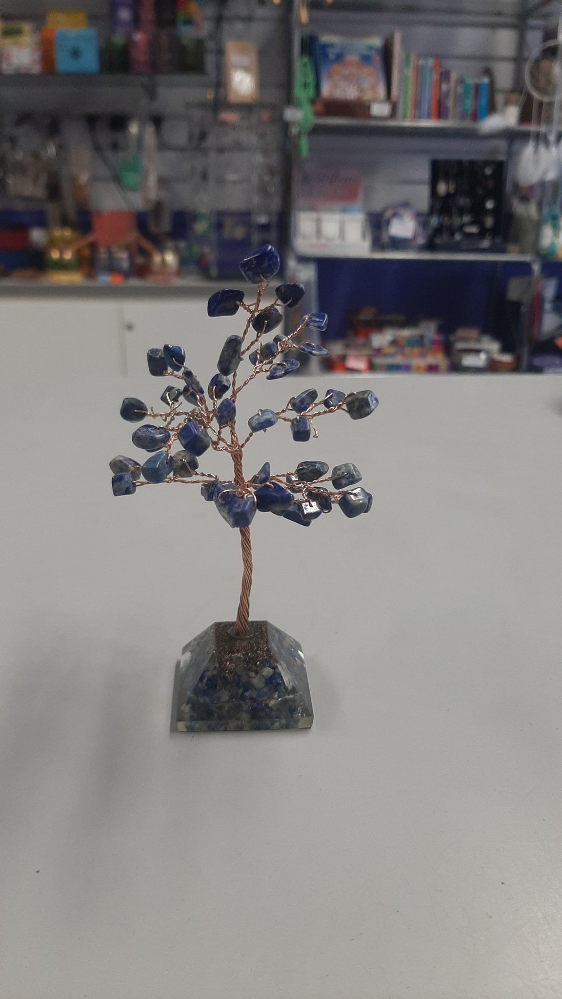 Lapis Orgonite Tree