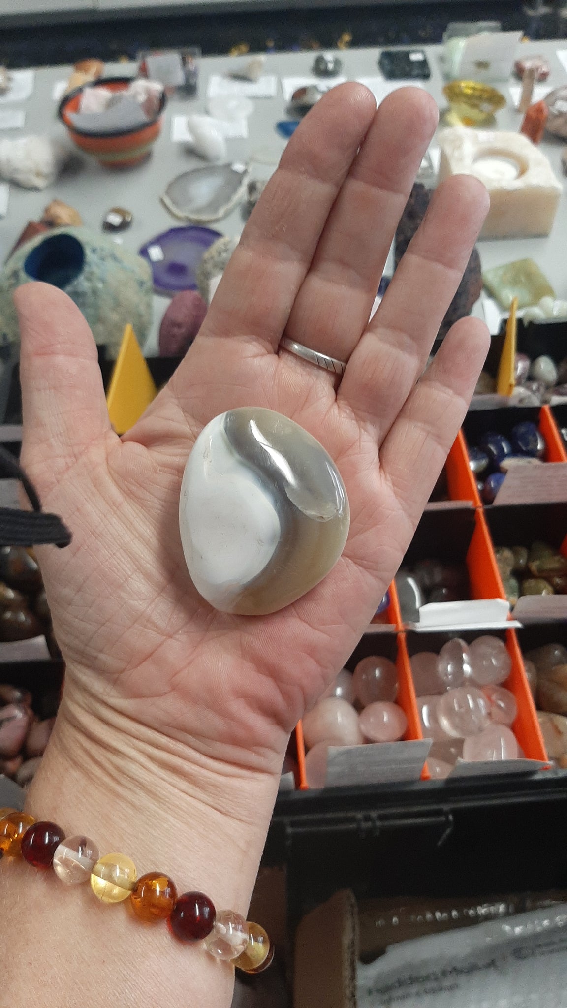 Orca Agate Palm
