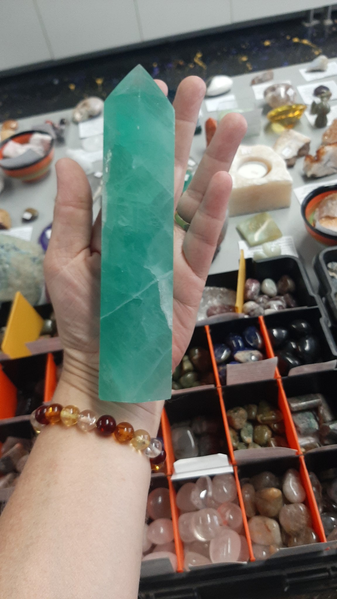 Green Fluorite Tower