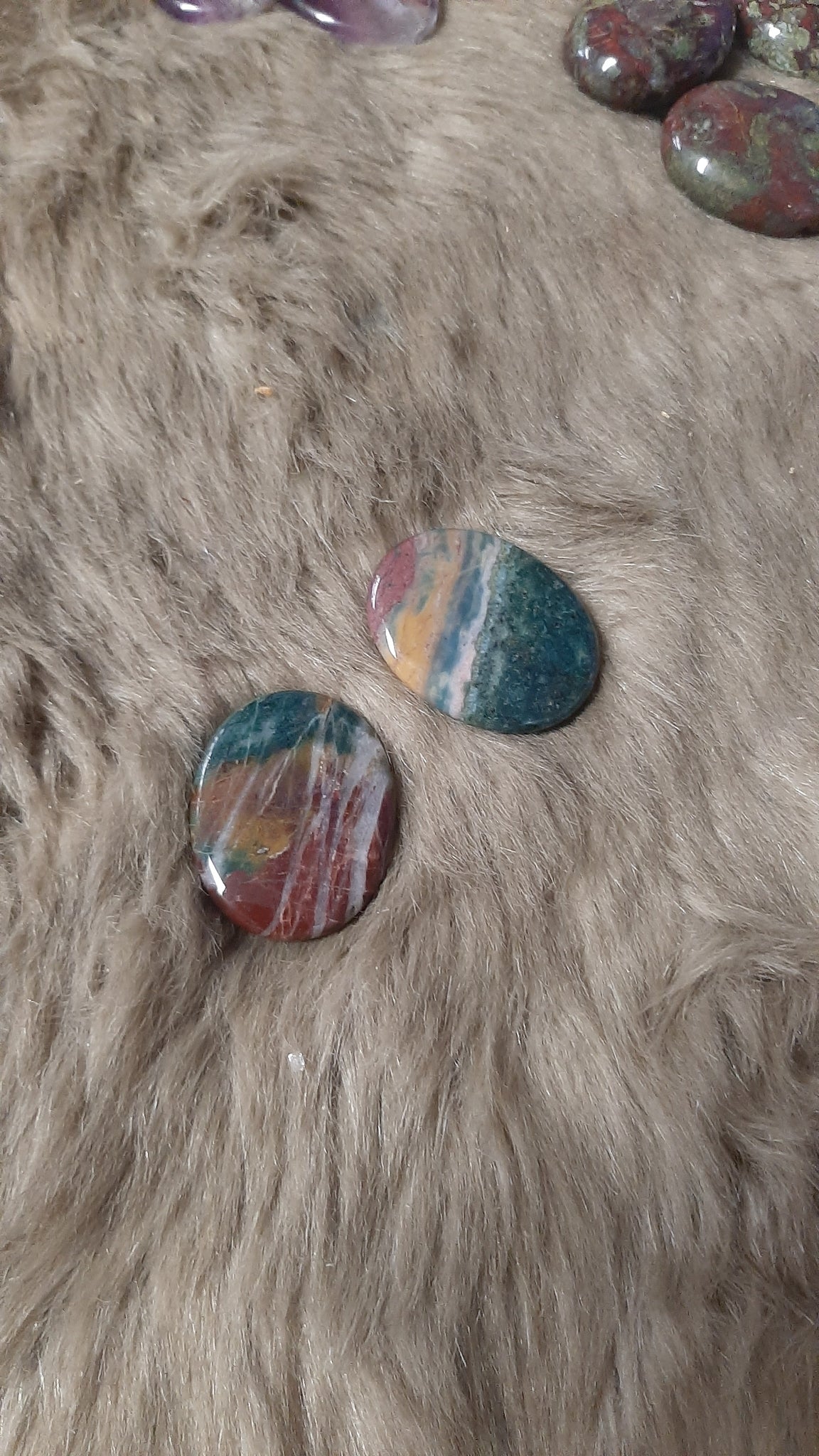 Bloodstone Worry Stone