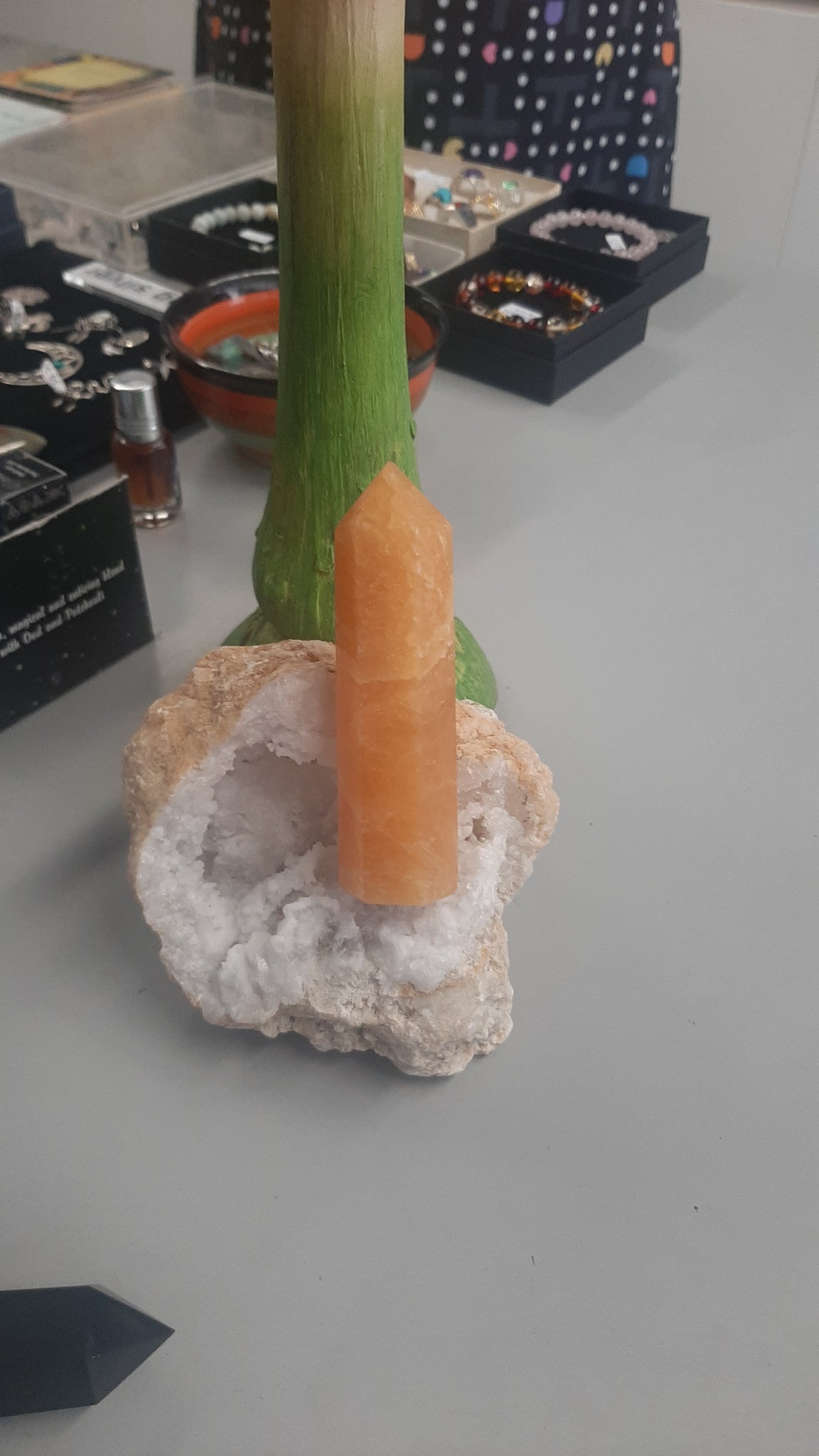 Orange Calcite Tower